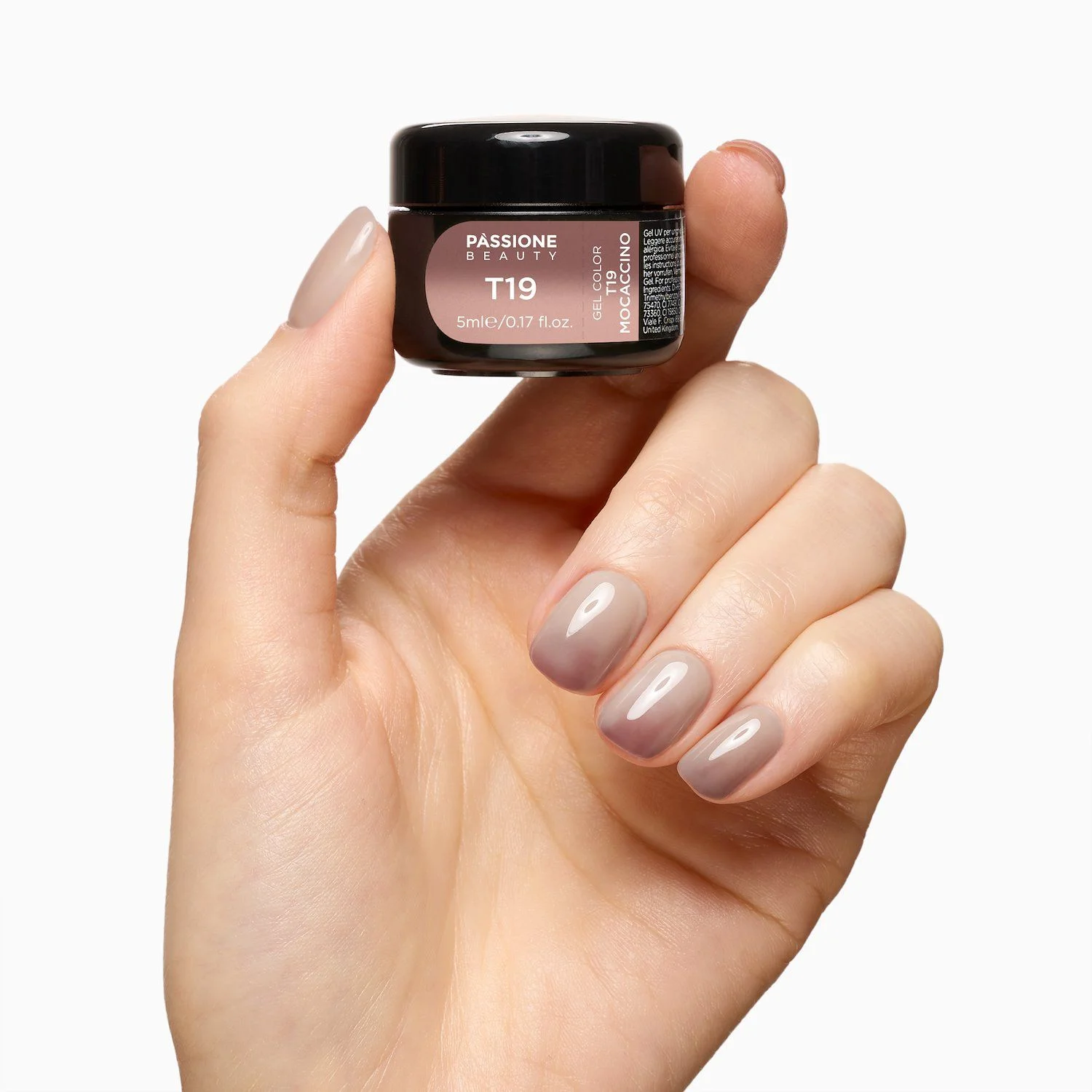 Gel Thermo T19 Mocaccino - Gel UV termico marrone-beige - detail 1