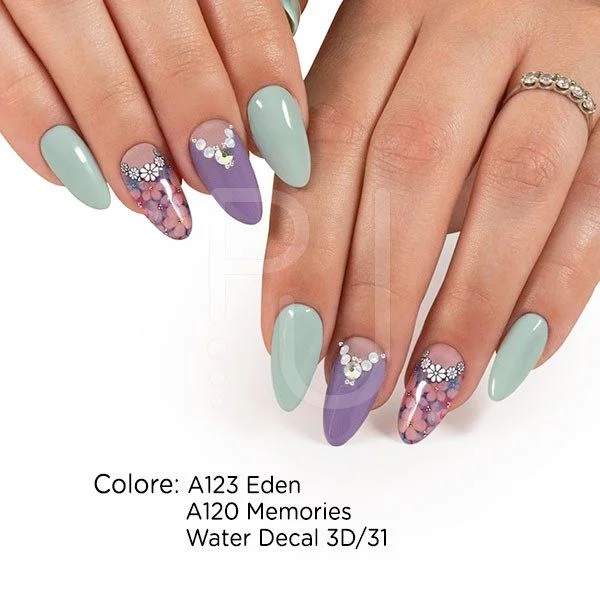 Gel colour A120 Memories - Delicate purple gel colour - detail 1