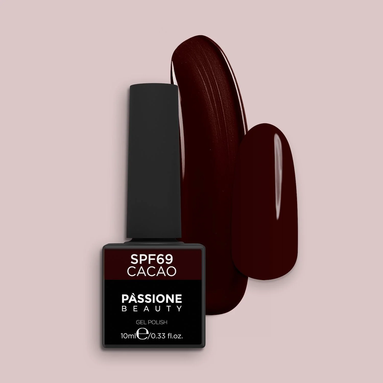 Esmalte Semipermanente SPF69 Cacao - Esmalte semipermanente SPF69 Cacao, Marrón chocolate
