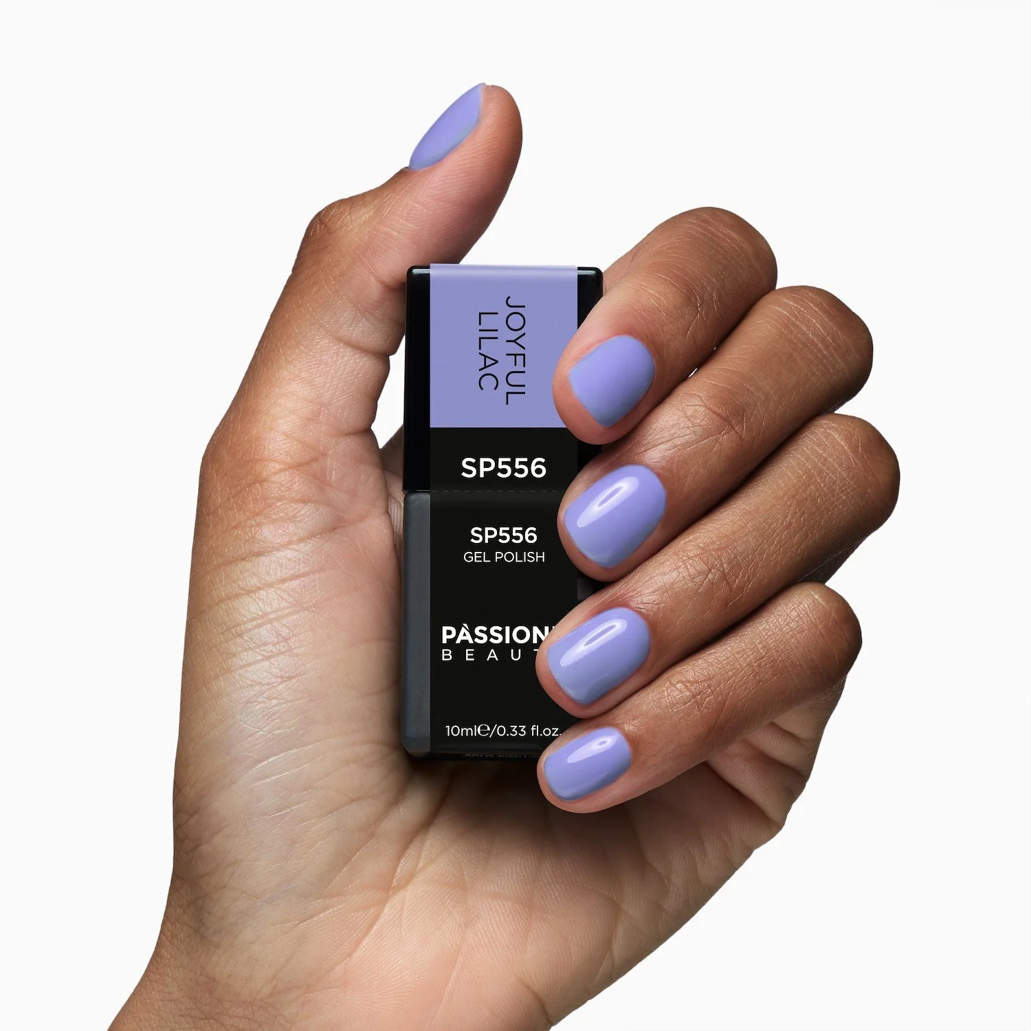 Smalto semipermanente SP556 Joyful Lilac - Colore semipermanente azzurro glicine pastello - dettaglio 1