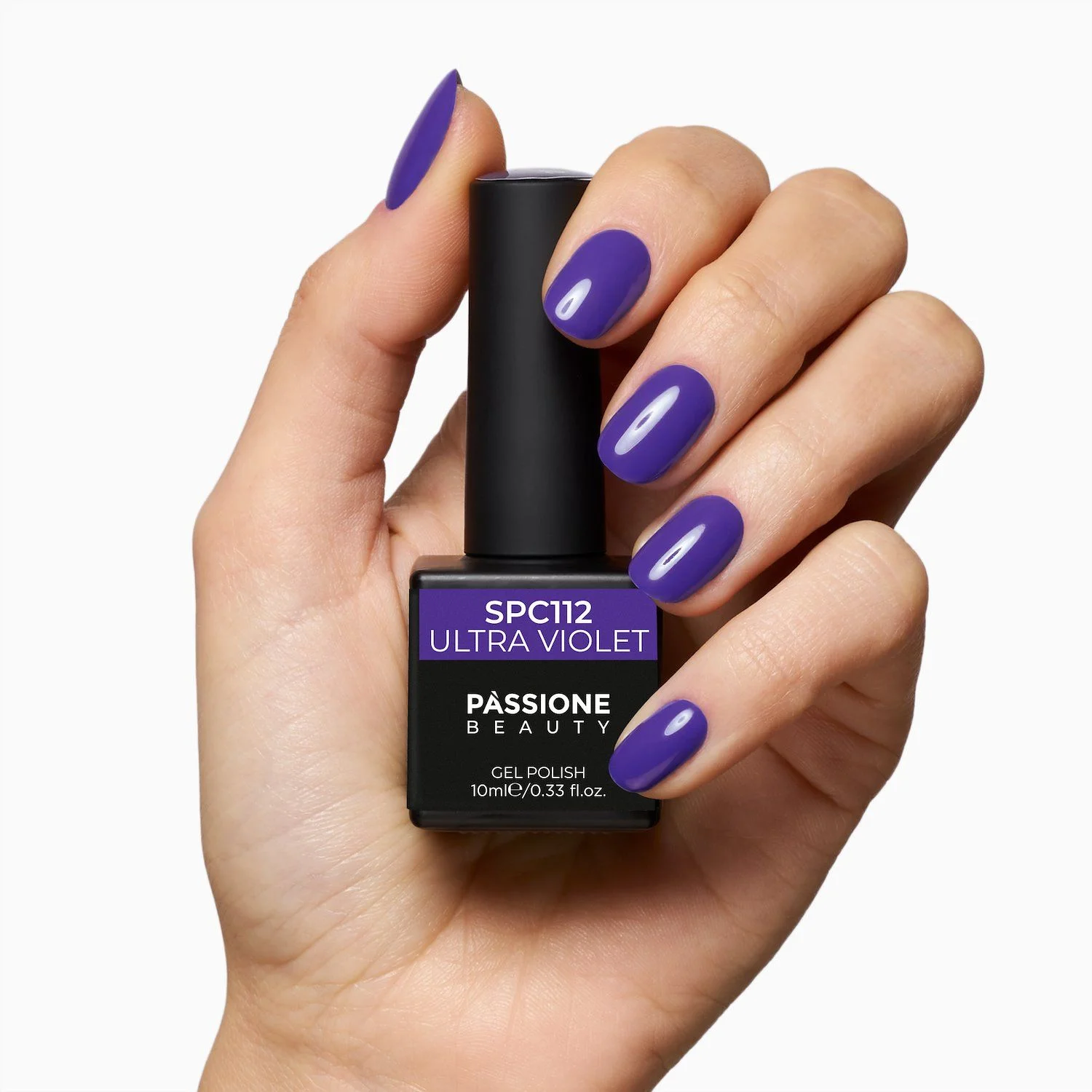 Gel Nail Polish GPC112 Ultra Violet  - GPC112 Ultra Violet gel polish, vigorous violet - detail 1