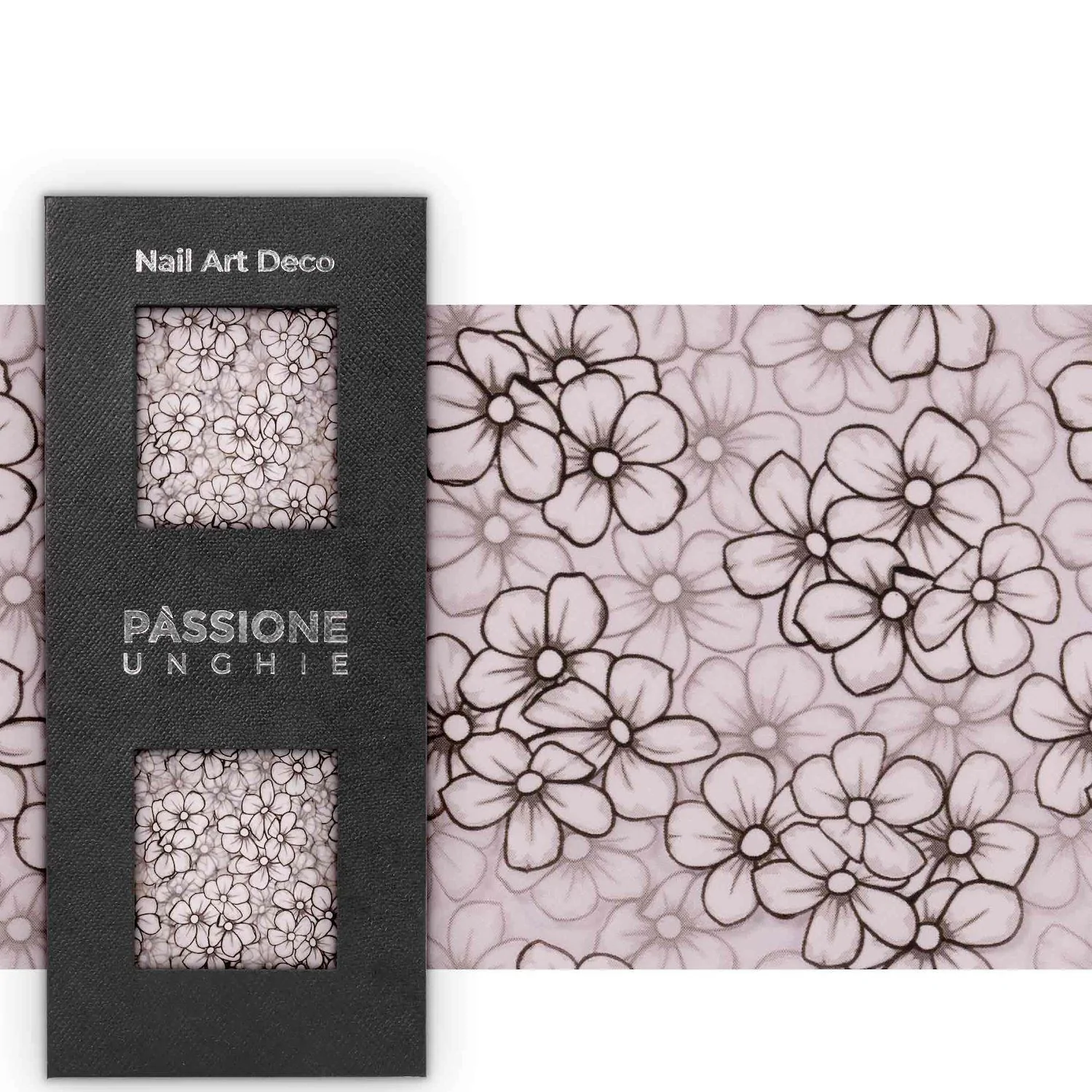Retrò Flowers - Transfer Foil - Nail Transfer Foil - retro floral design