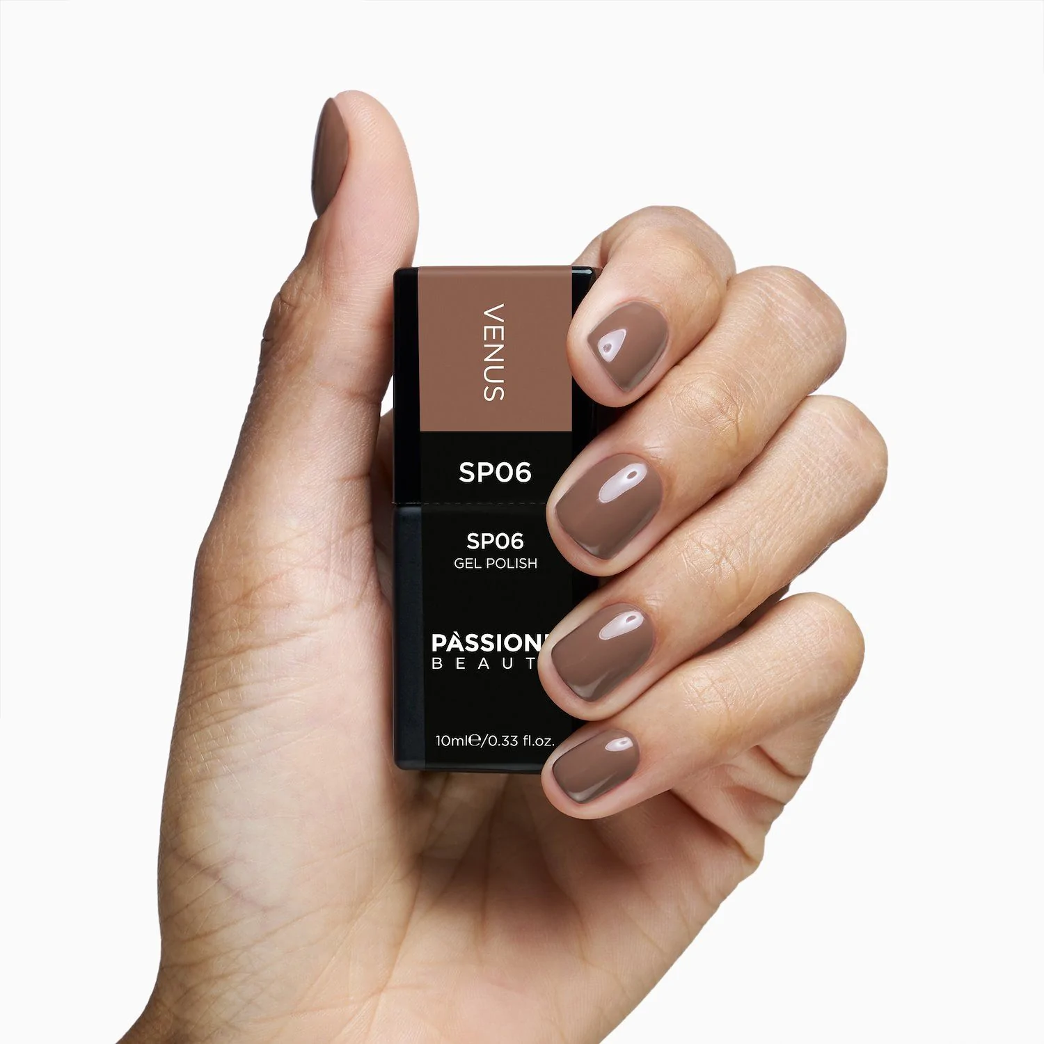 UV-Nagellack SP06 Venus - Nude-Rosa selbstversiegelnder UV-Nagellack - Detail 1