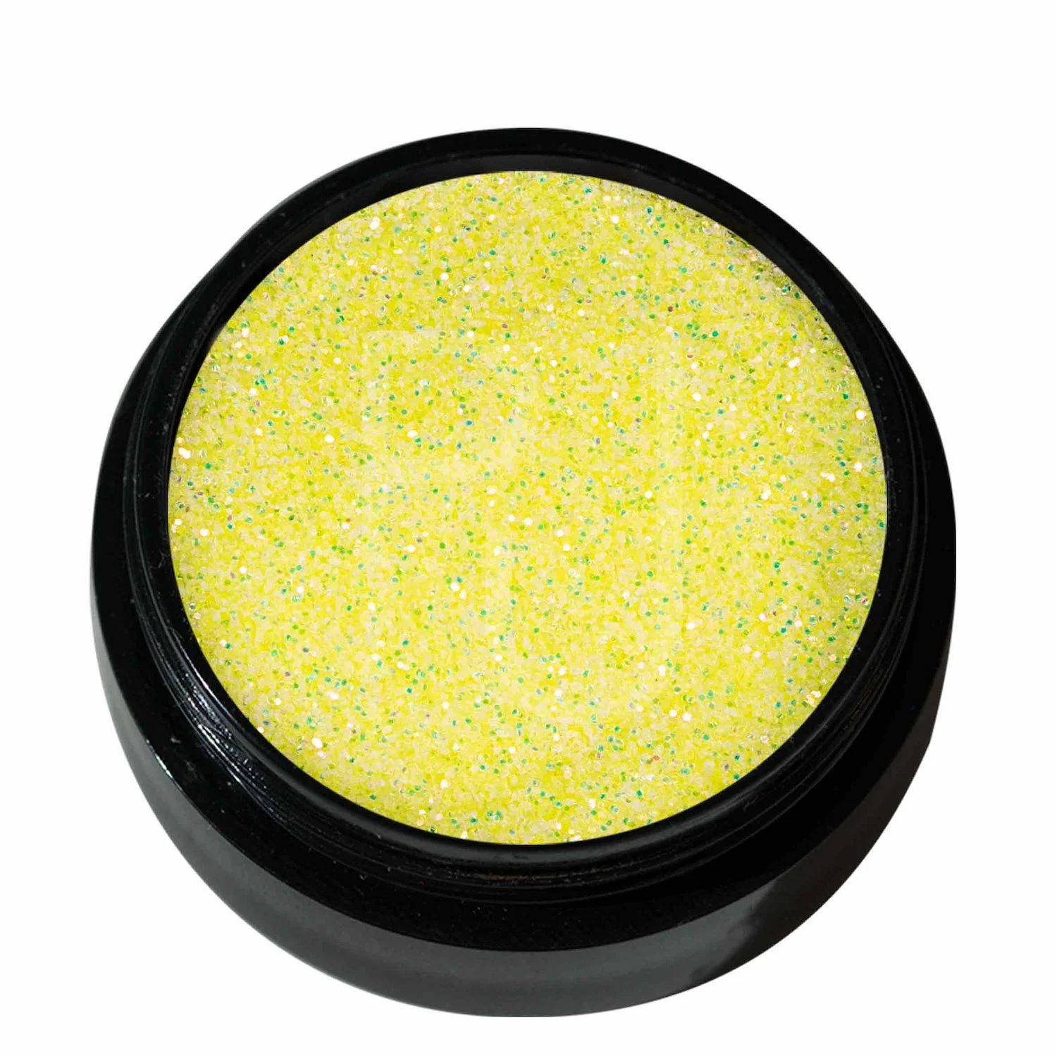 Summer Smoothie Glitter - Holographic light pink and yellow nail glitter - detail 2