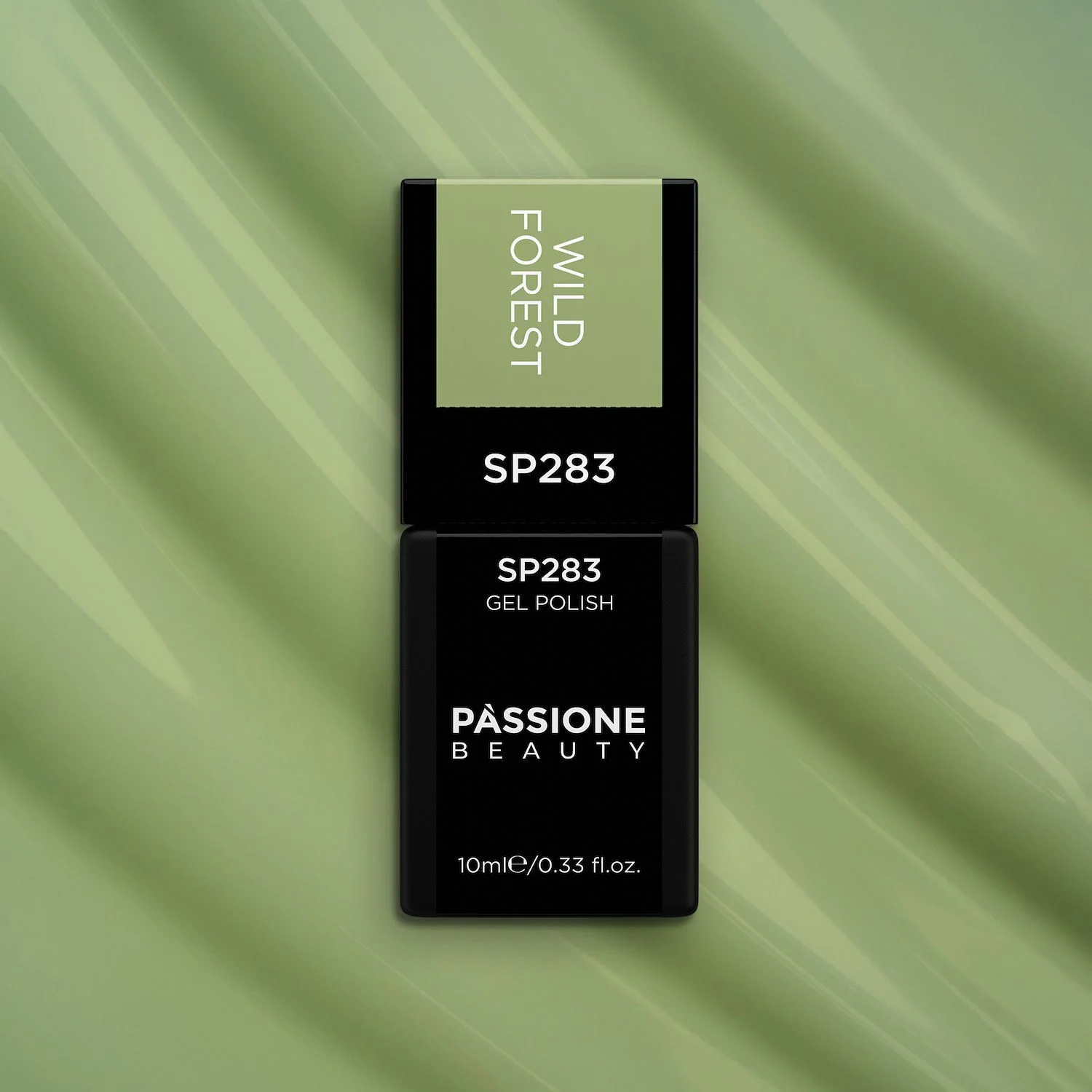 Gel Nail Polish SP283 Wild Forest - Light Sage Green Gel Polish - detail 2