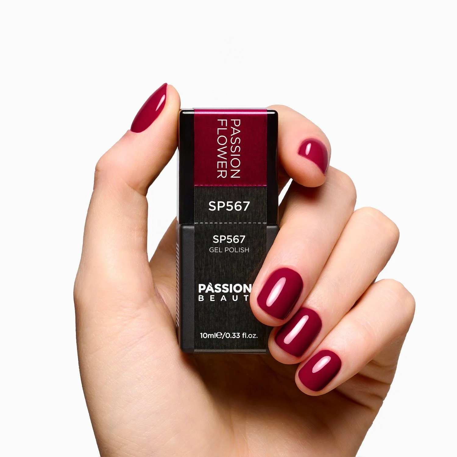 Vernis semi-permanent SP567 Passion Flower - Vernis semi-permanent fuchsia amarena - détail 1