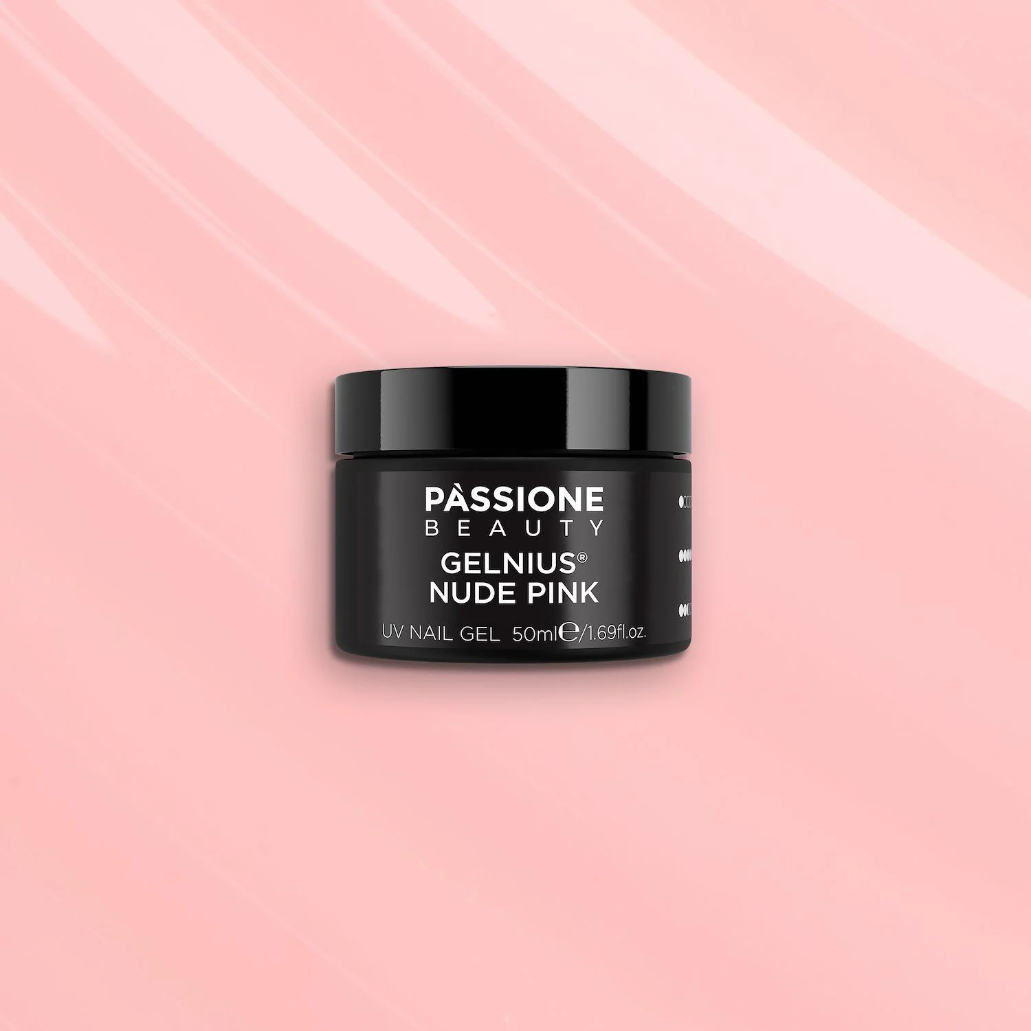 GELNIUS® Nude Pink 50 ml - Gel constructeur 2 en 1 à faible viscosité rose naturel - détail 3