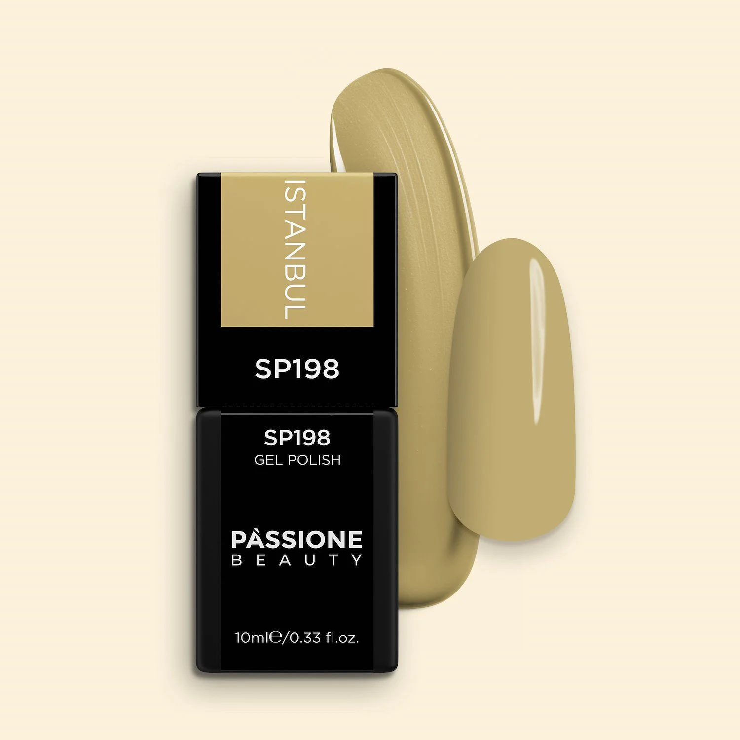 Gel Nail Polish GP198 Istanbul  - Dark Khaki Gel Polish