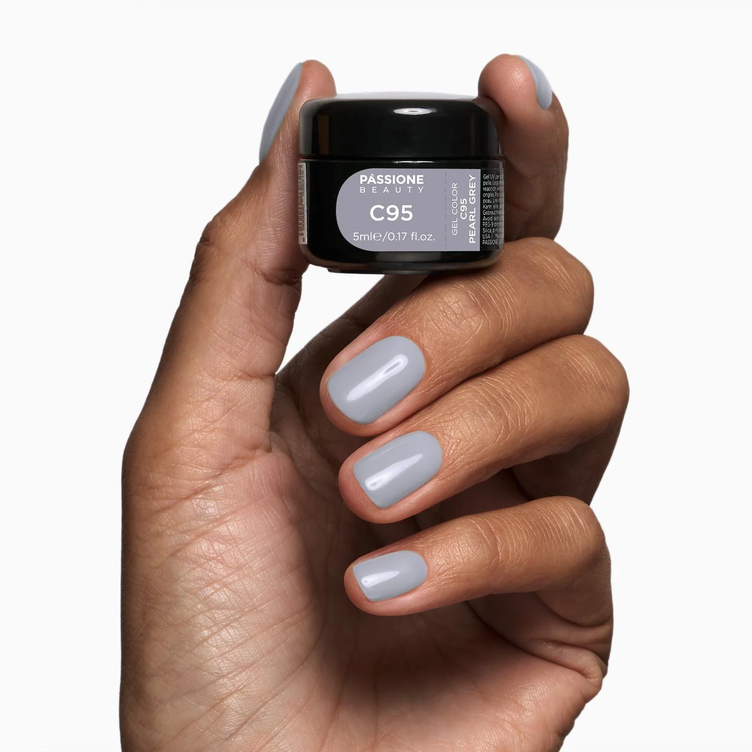 Gel Color C95 Pearl Grey - Gel color gris claro - detalle 1