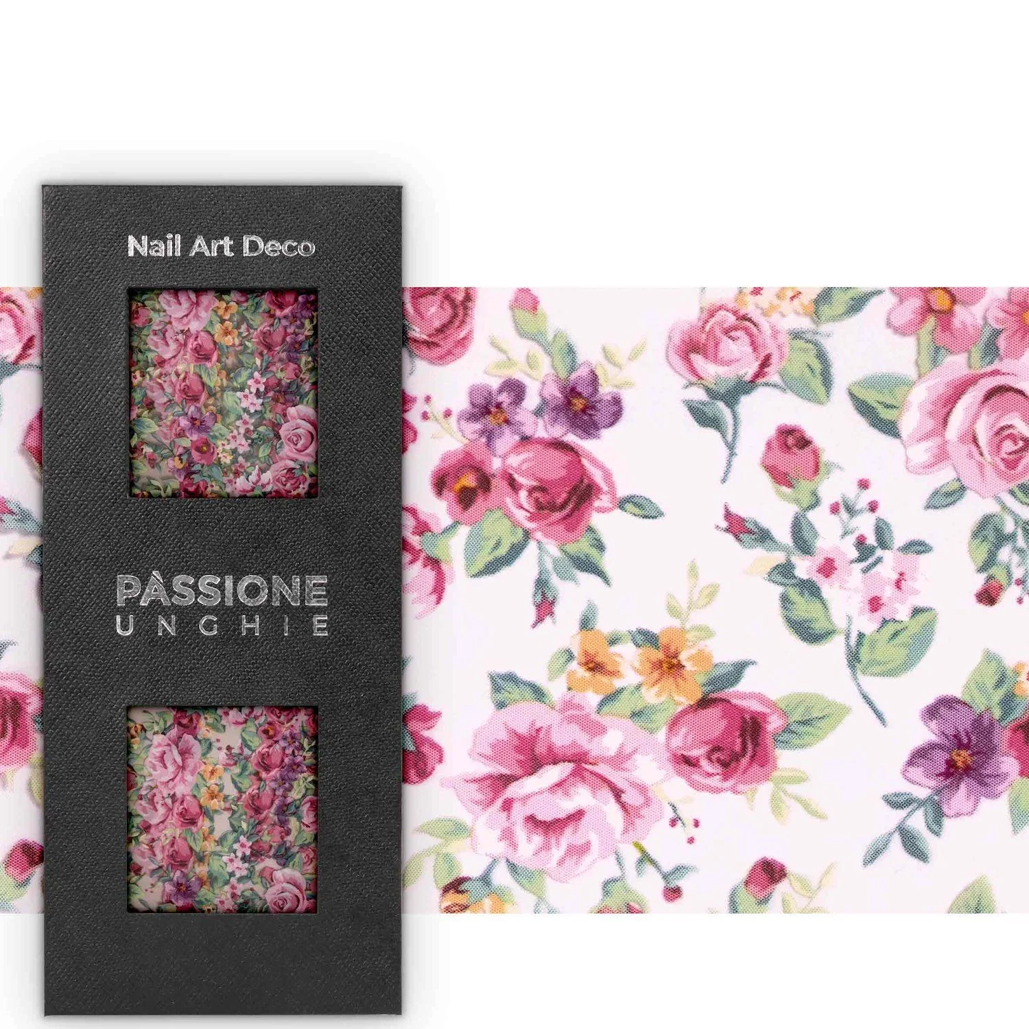 Chakra Flowers - Transfer Foil - Nail Transfer Foil - Roses and Blossoms