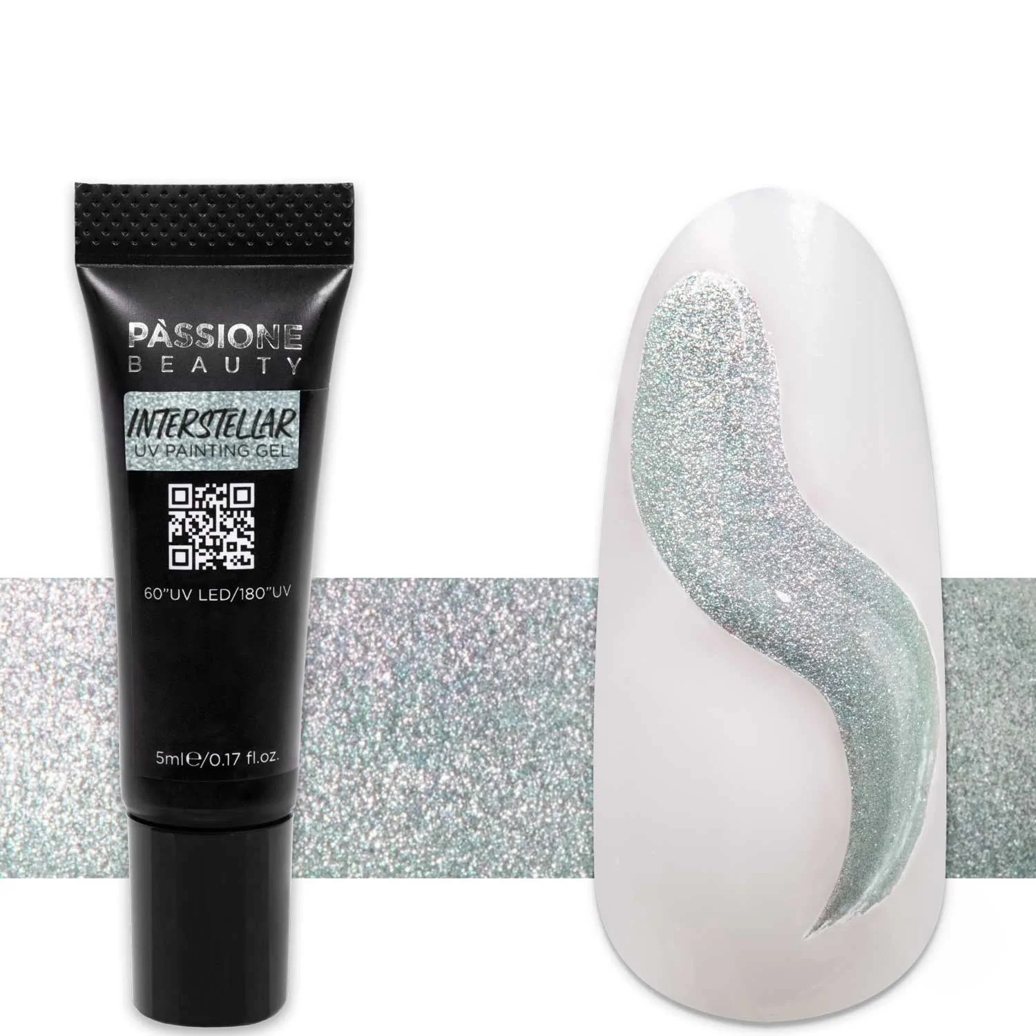 Cosmos Metallic Painting Gel Kit - Kit de painting gels metálicos para nail art - detalle 1