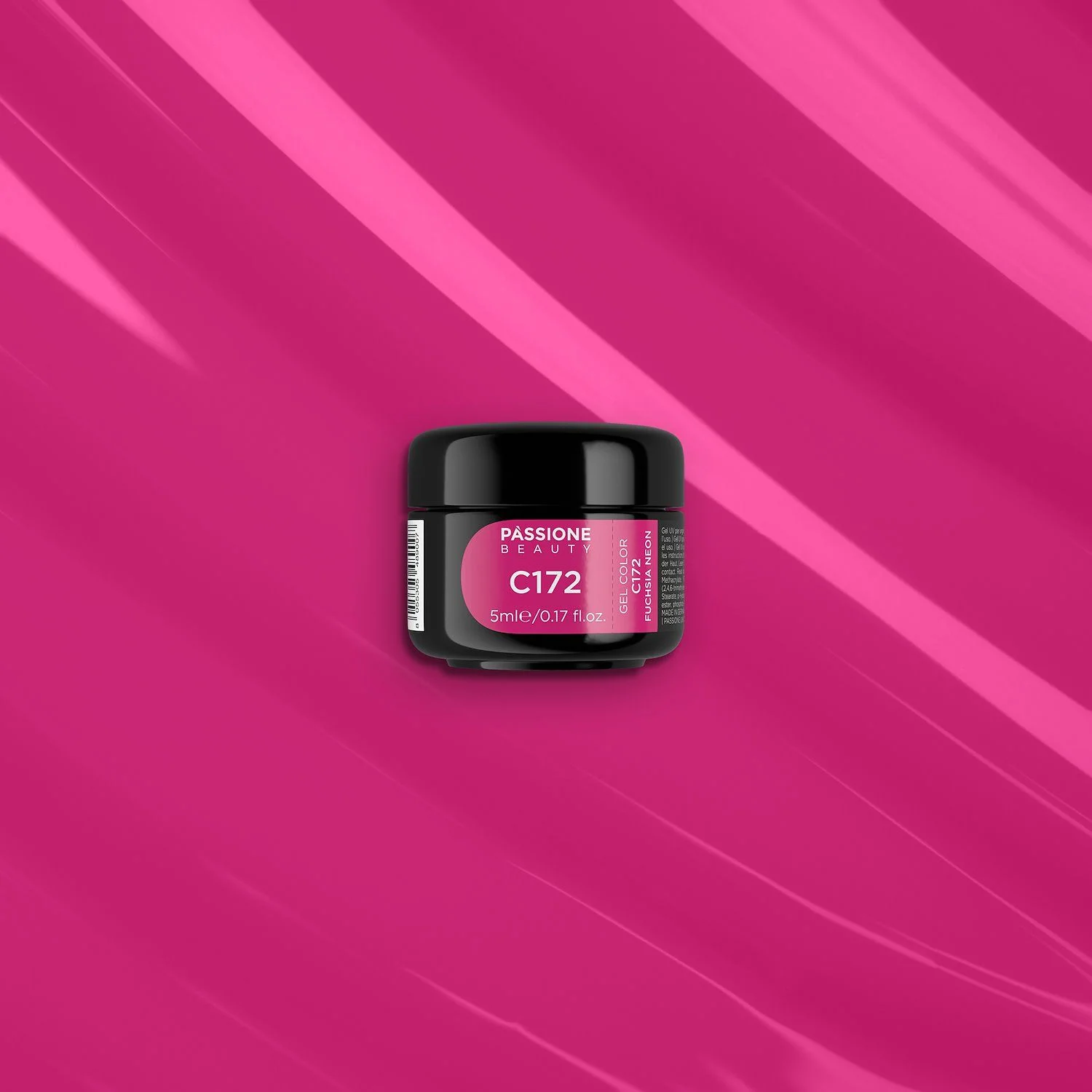 Gel Couleur C172 Fuchsia Neon - Gel couleur fuchsia - détail 1