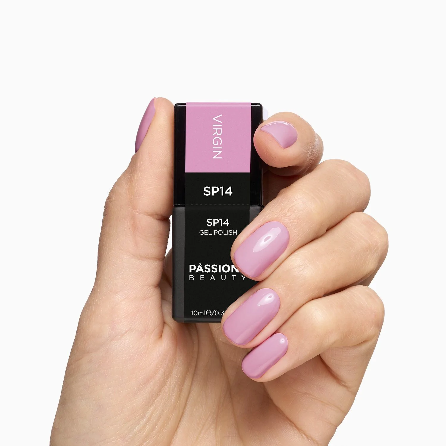 UV Nagellack NL14 Virgin - UV Nagellack in Icy Rosa - Detail 2