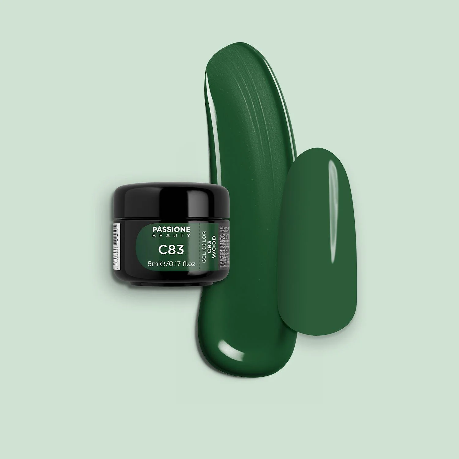 Gel Color C83 Wood - Gel color verde oscuro