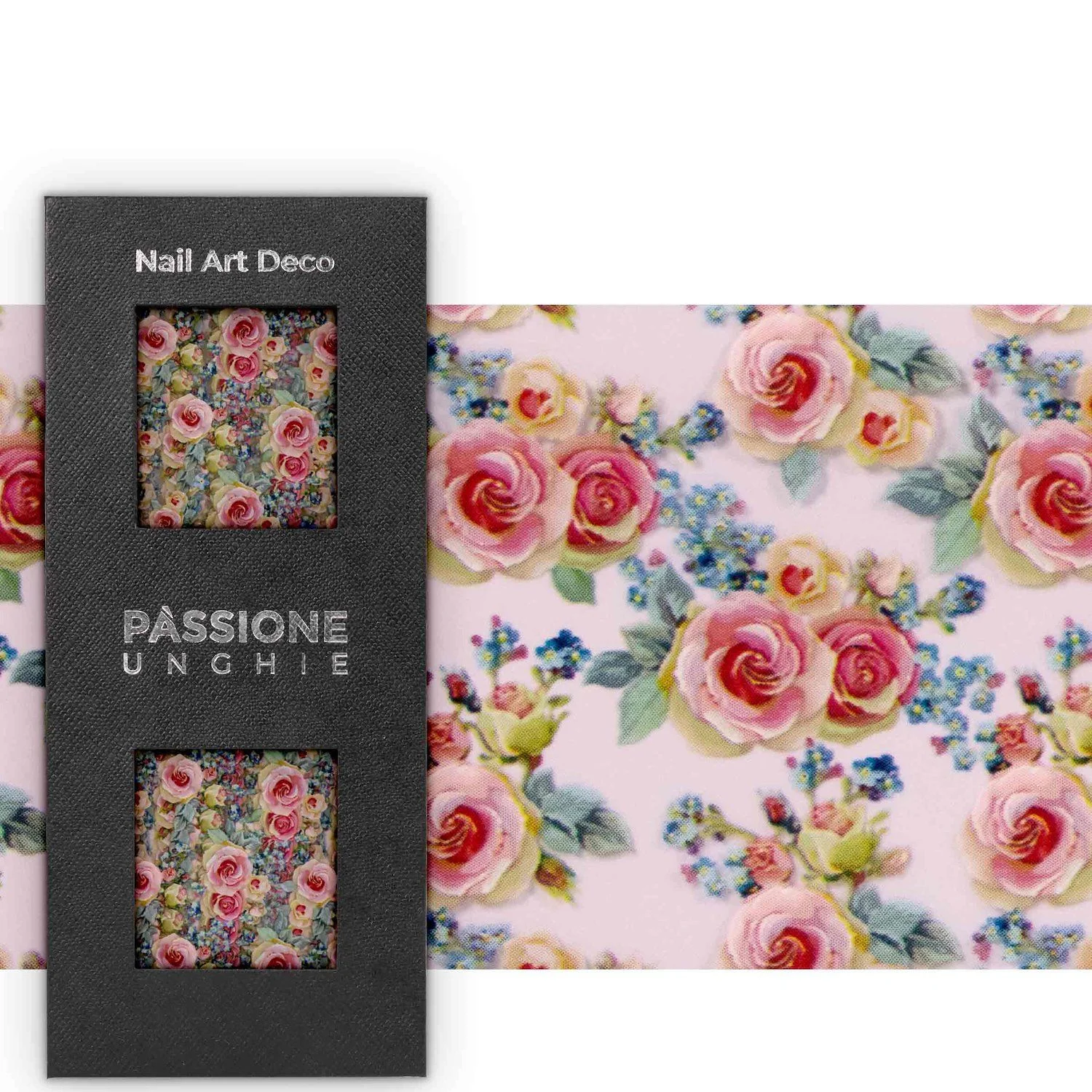 Soul Flowers - Transfer Foil - Nail Transfer Foil - rose buds