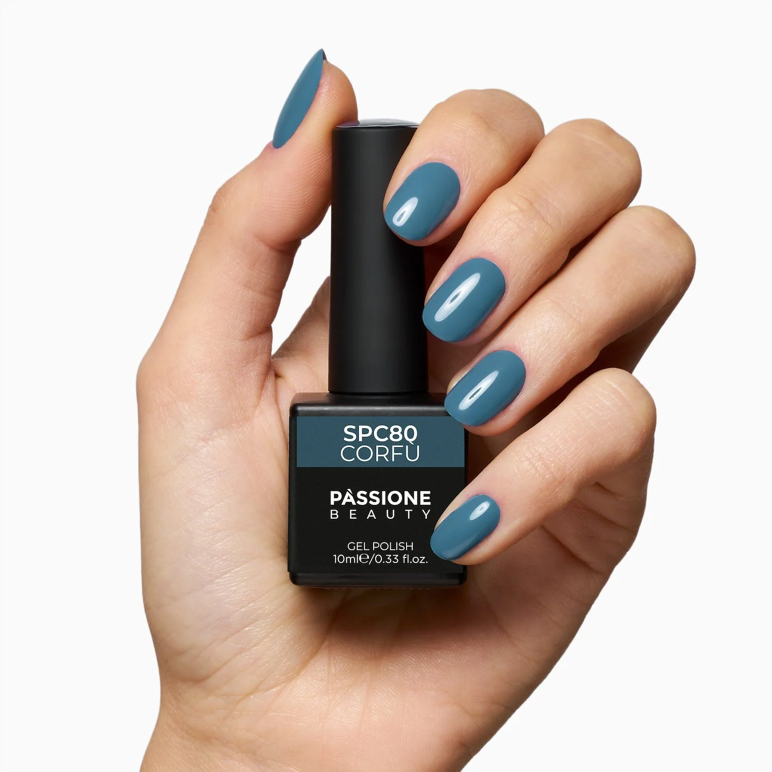 Esmalte Semipermanente EPC80 Corfú - Esmalte Semipermanente de Color EPC80 Corfú, Azul Acero - detalle 1