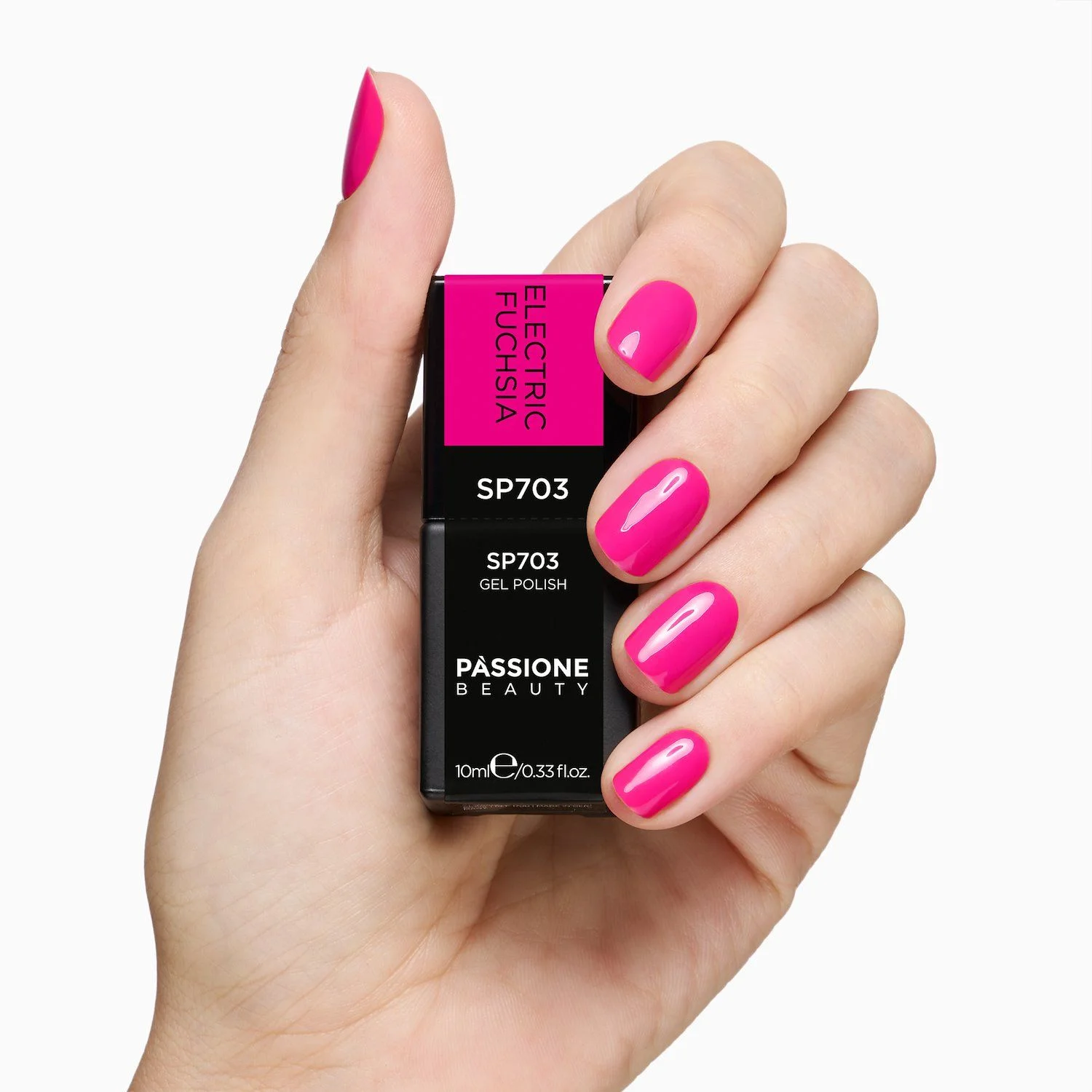 Esmalte semipermanente SP703 Electric Fuchsia - Semipermanente fucsia eléctrico - detalle 1