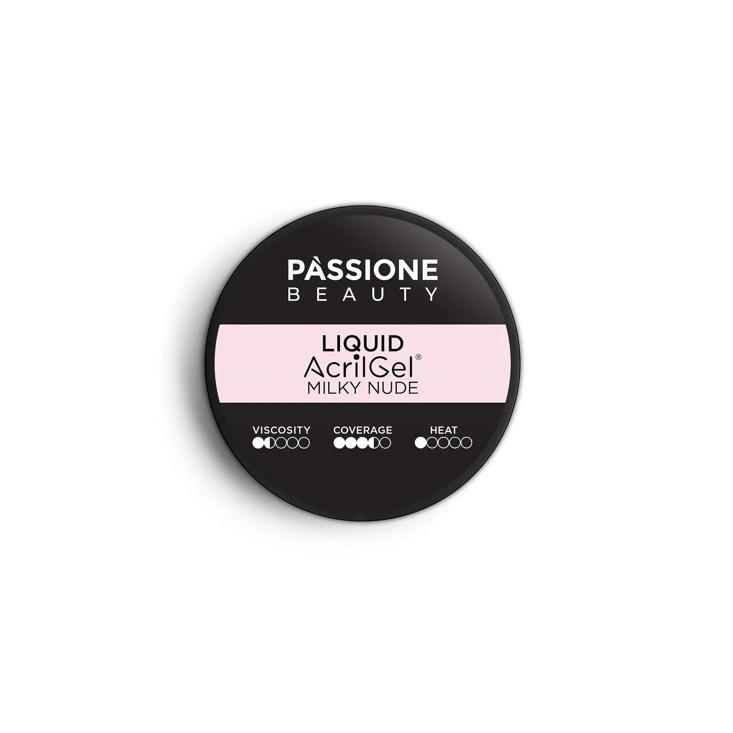 Liquid AcrilGel® Milky Nude 50 ml - Selbstnivellierender Builder niedrige Viskosität milchiges Nude - Detail 3