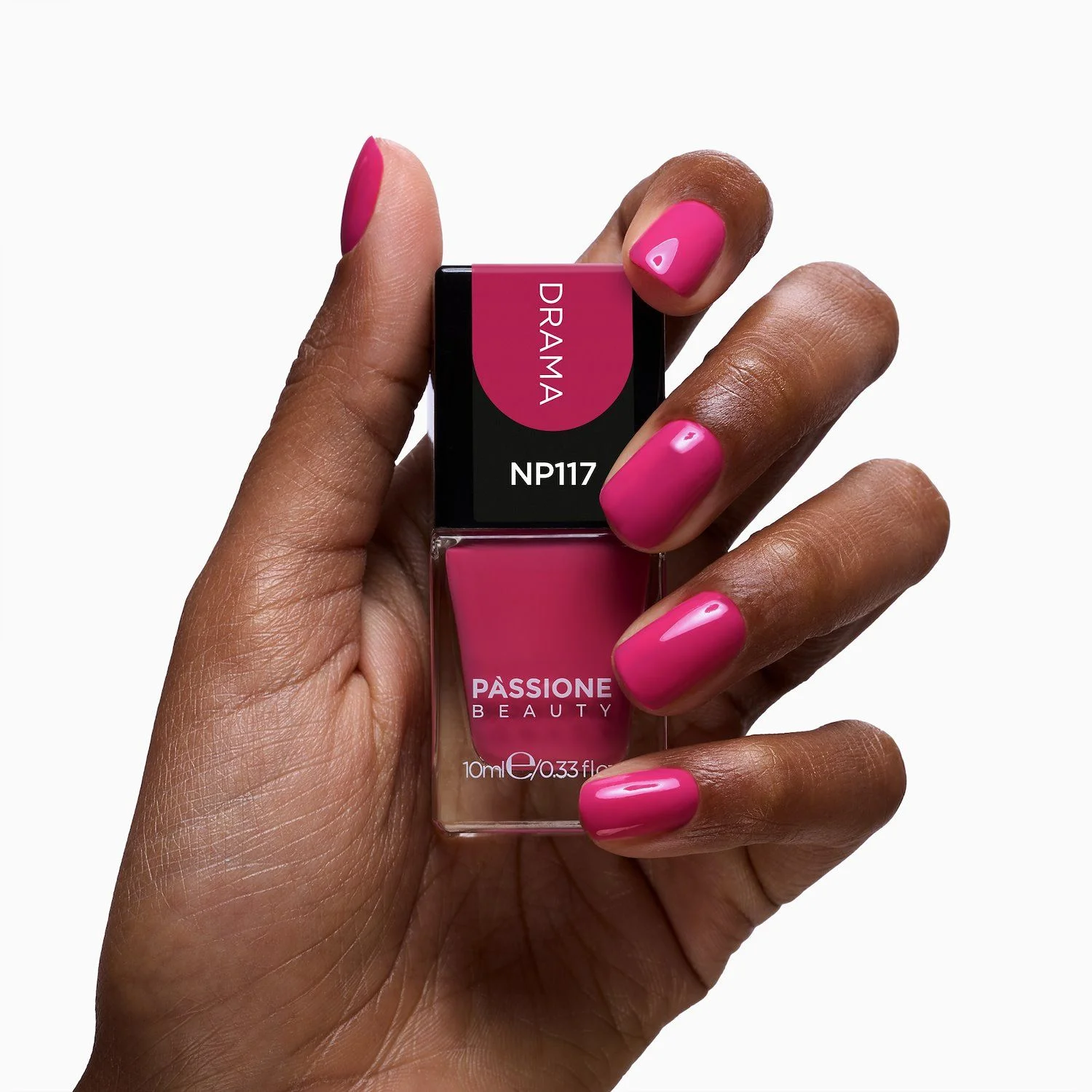 Esmalte NP117 Drama - Esmalte color fucsia - detalle 1