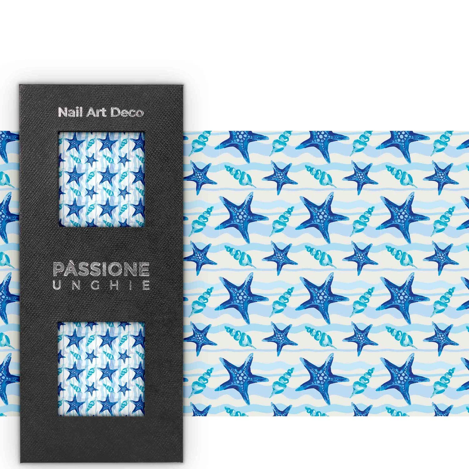 SeaStar - Transfer Foil - Nail Transfer Foil - starfish and shells