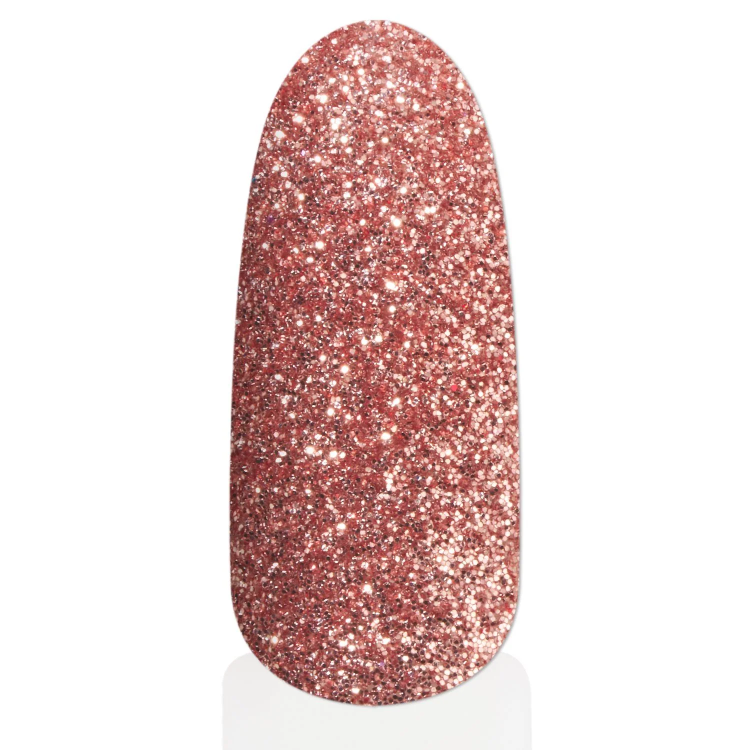 Biodegradable Rose Gold Glitter - Biodegradable nail glitter, colour rose gold - detail 1