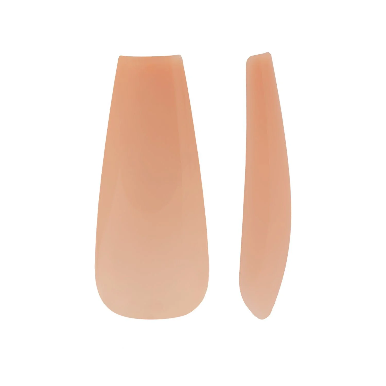 Gel Tip Ballerina-Form Peach 240 Stk. - Soak-off Gel-Tips Ballerina-Form Pfirsichfarbe - Detail 1