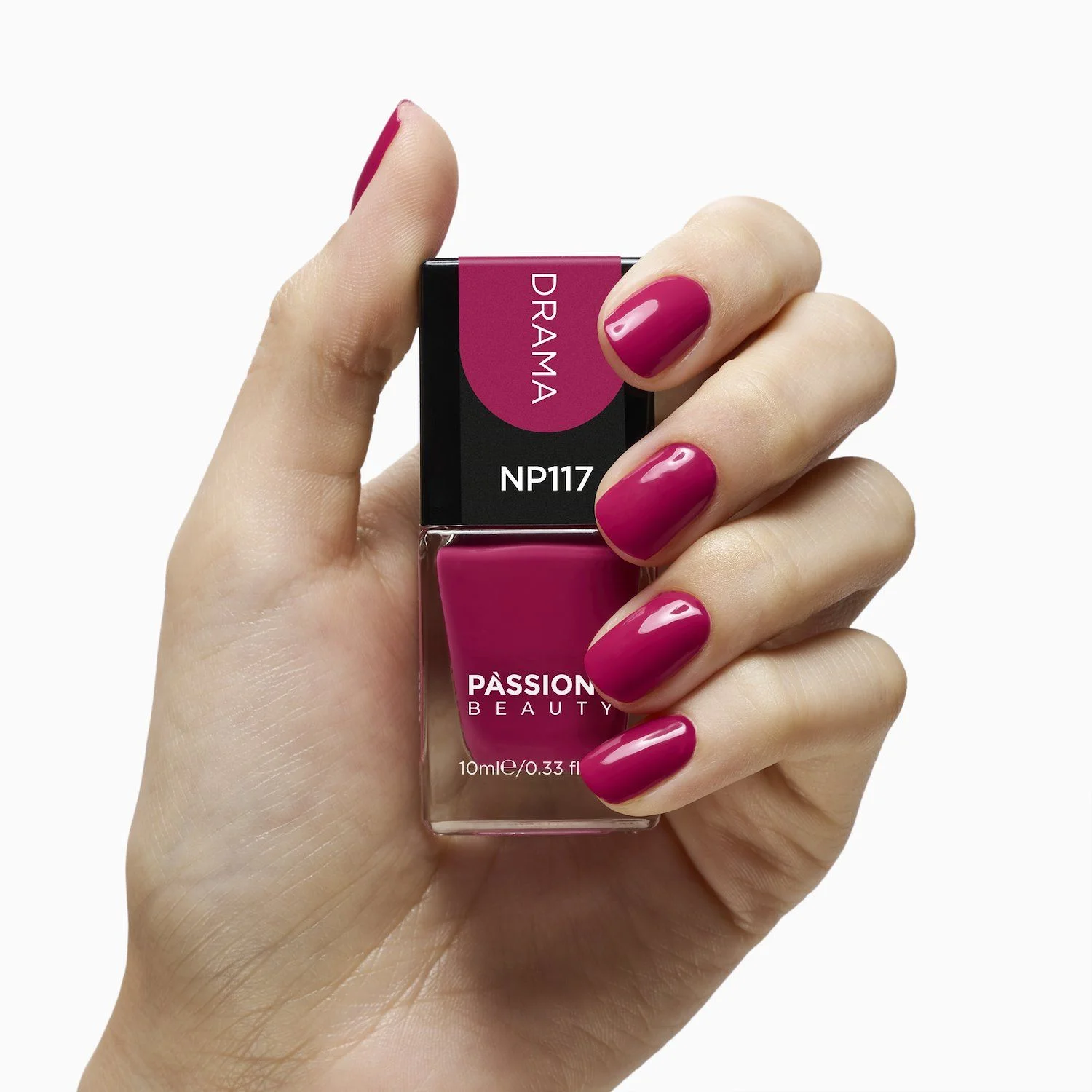 Esmalte NP117 Drama - Esmalte color fucsia - detalle 2