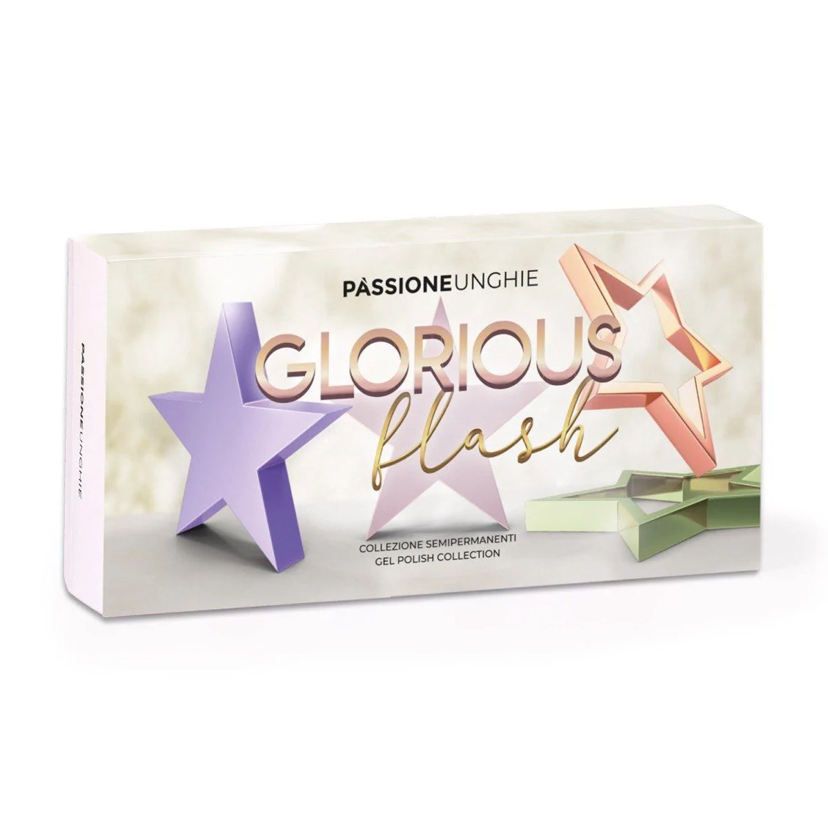 Glorious Flash Kit - Gel polish collection with reflective glitter and flakes - detail 3