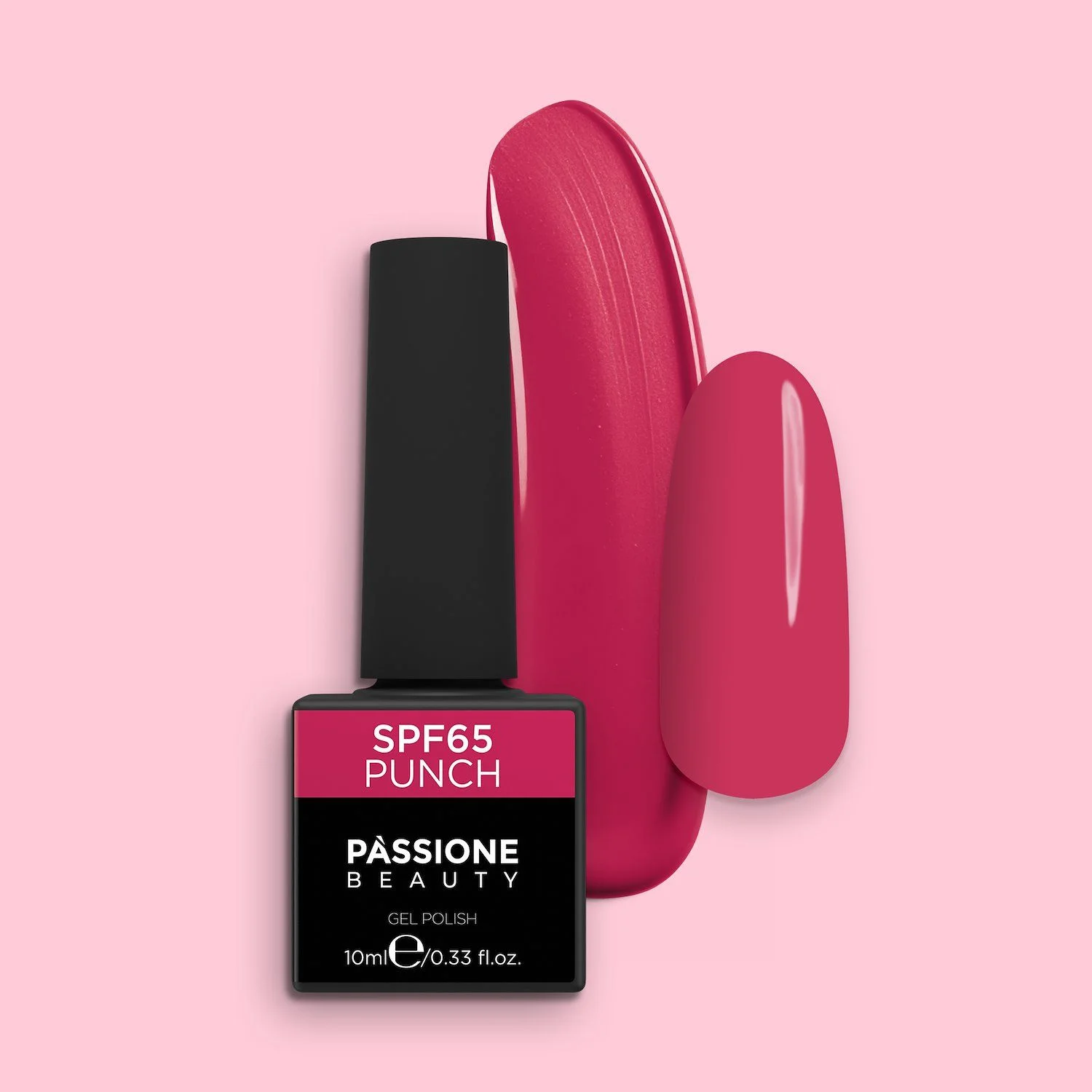 Colore semipermanente SPF65 Punch - Gel semipermanente colorato SPF65 Punch,&nbsp;Rosa corallo scuro