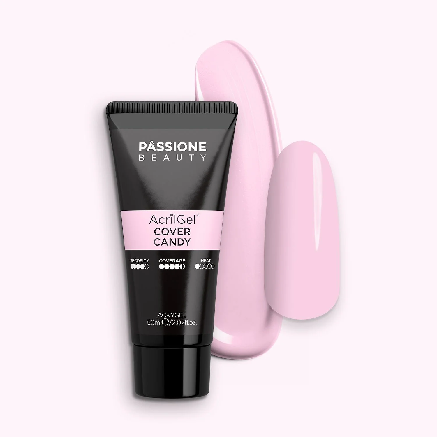 Acrygel® Cover Candy 60 ml - Acrylic Gel Opaque and Cool Light Pink