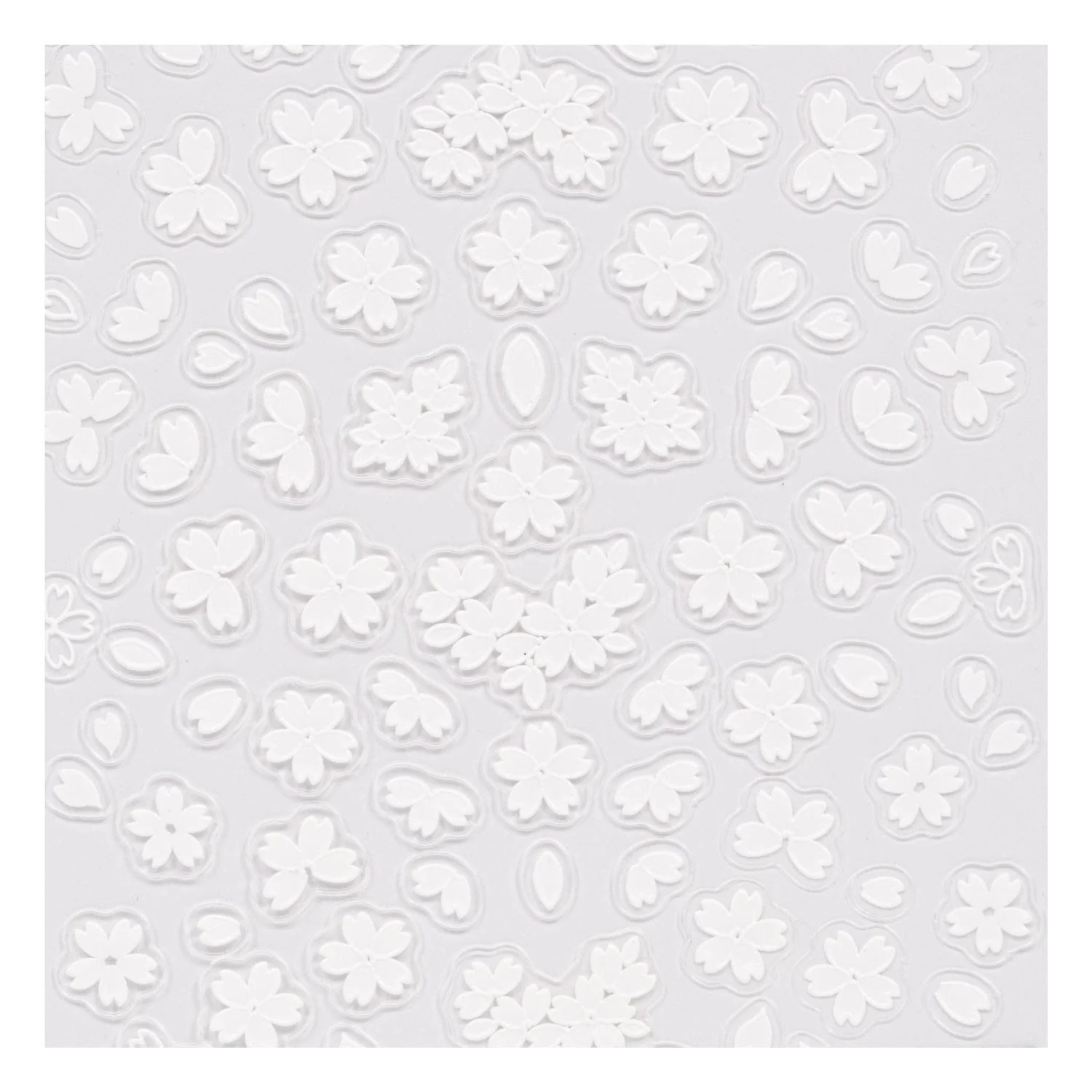 Sakura - 3D Nail Stickers - 3D Flower-themed nail decoration stickers - detail 1