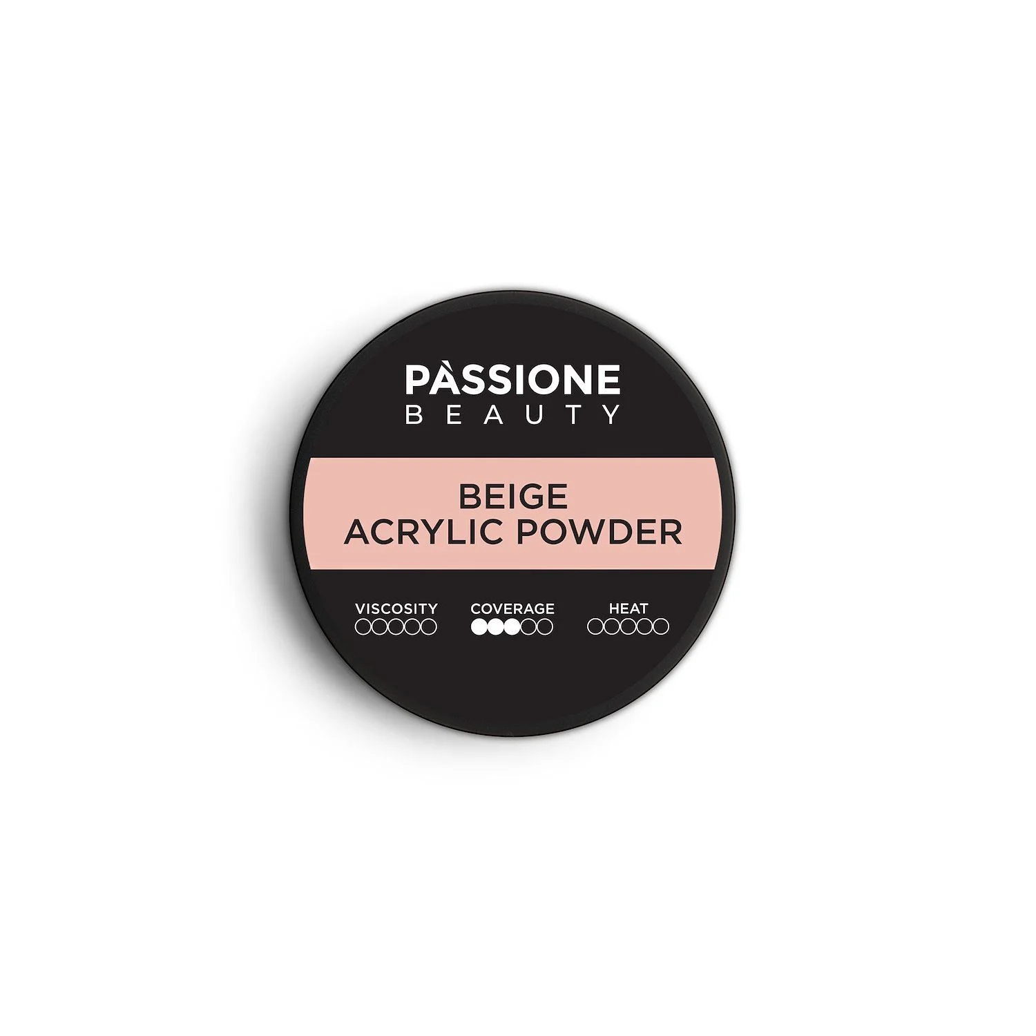 Acrylic Powder Beige - Medium setting acrylic powder, nude cover - detail 3