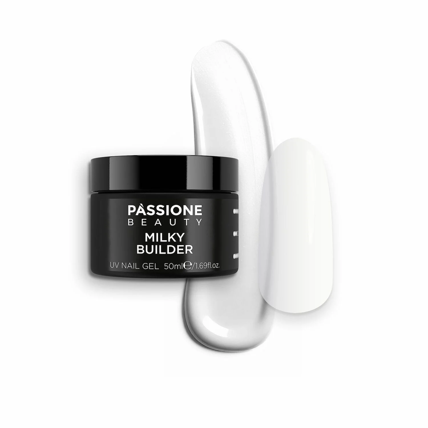 Milky Builder 50 ml - Thixotropic Milky White Builder Gel, High Viscosity