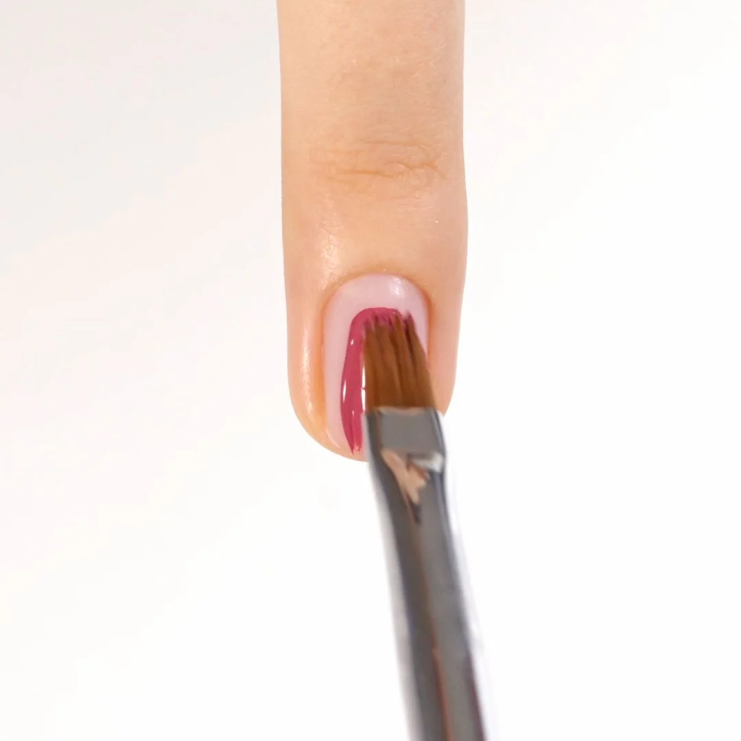 Applicazione di Gel color F113 Casual