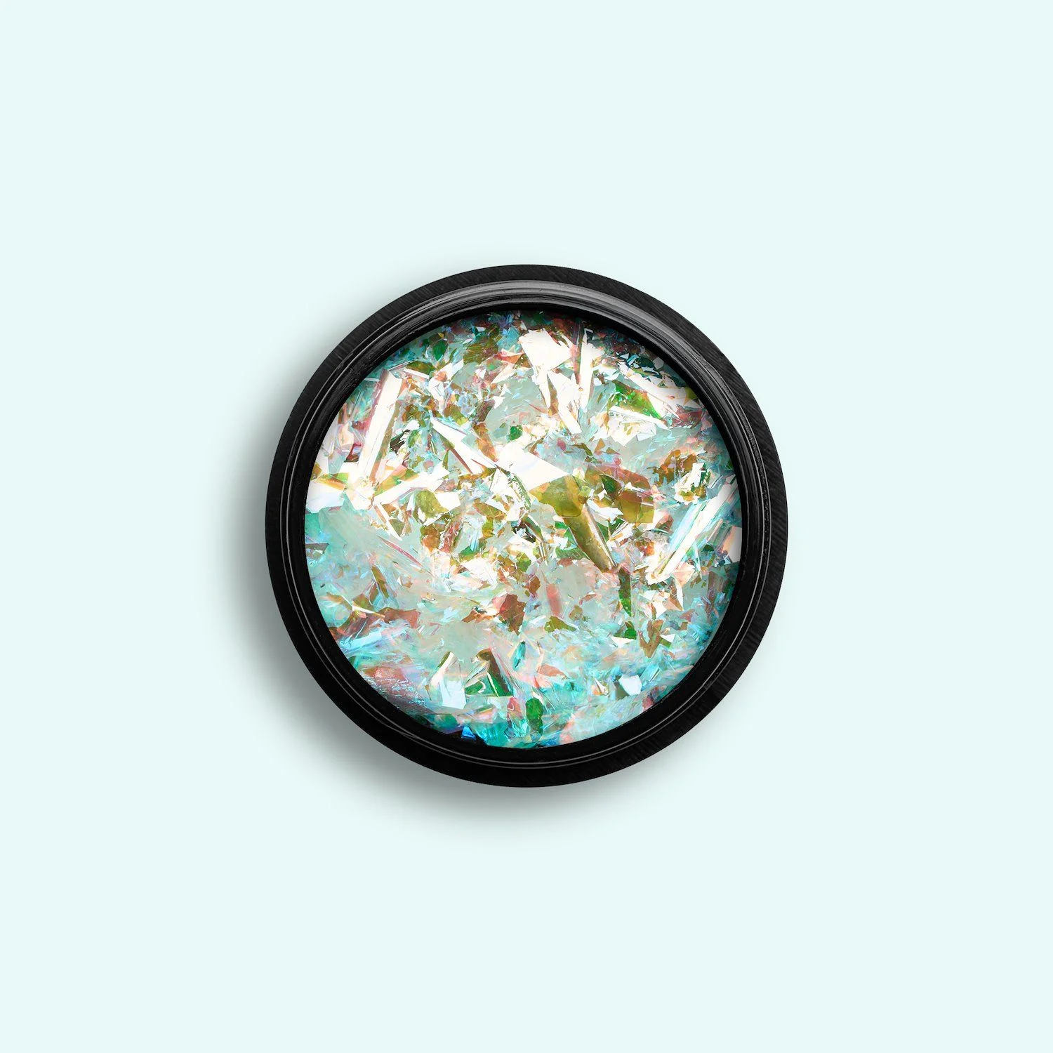 Boreal Holo Flakes - Escamas de purpurina para nail art turquesa y lila