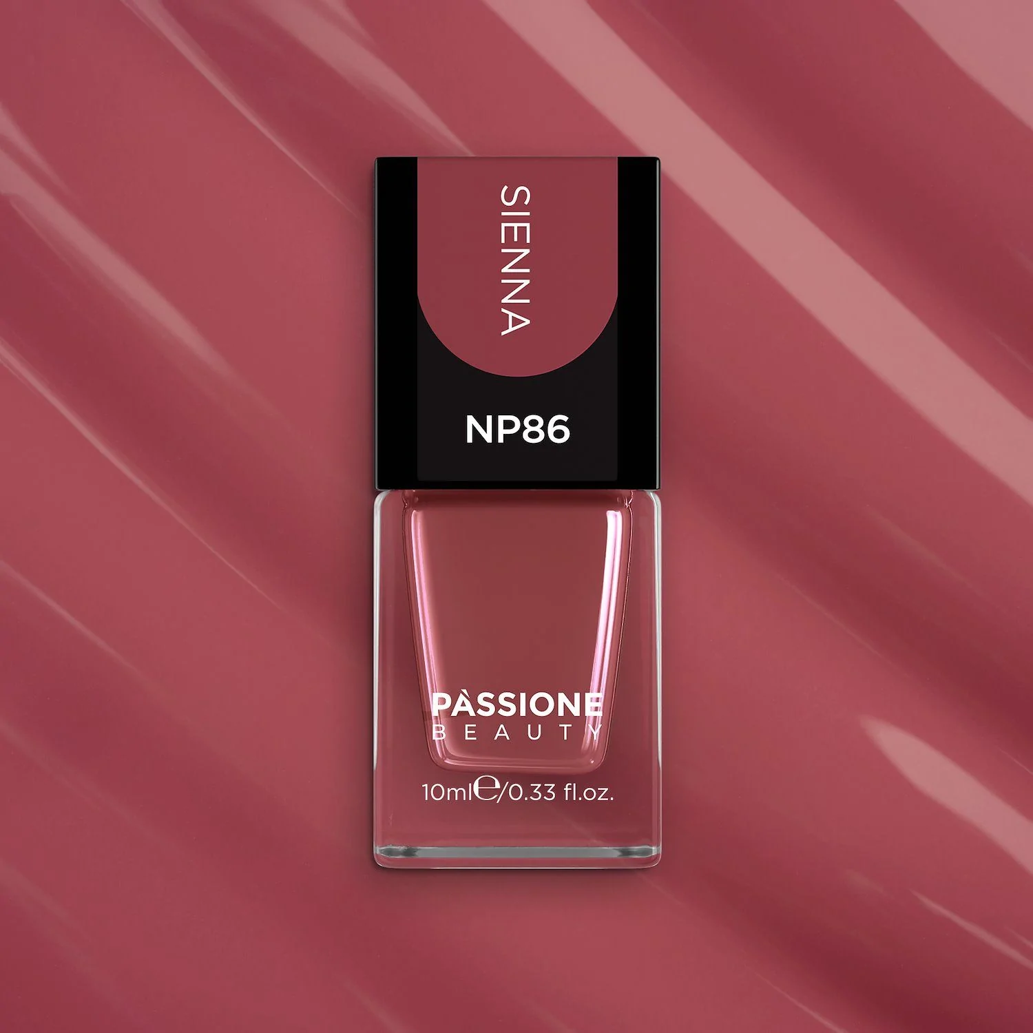 Esmalte NP86 Sienna - Esmalte color rosa oscuro - detalle 2