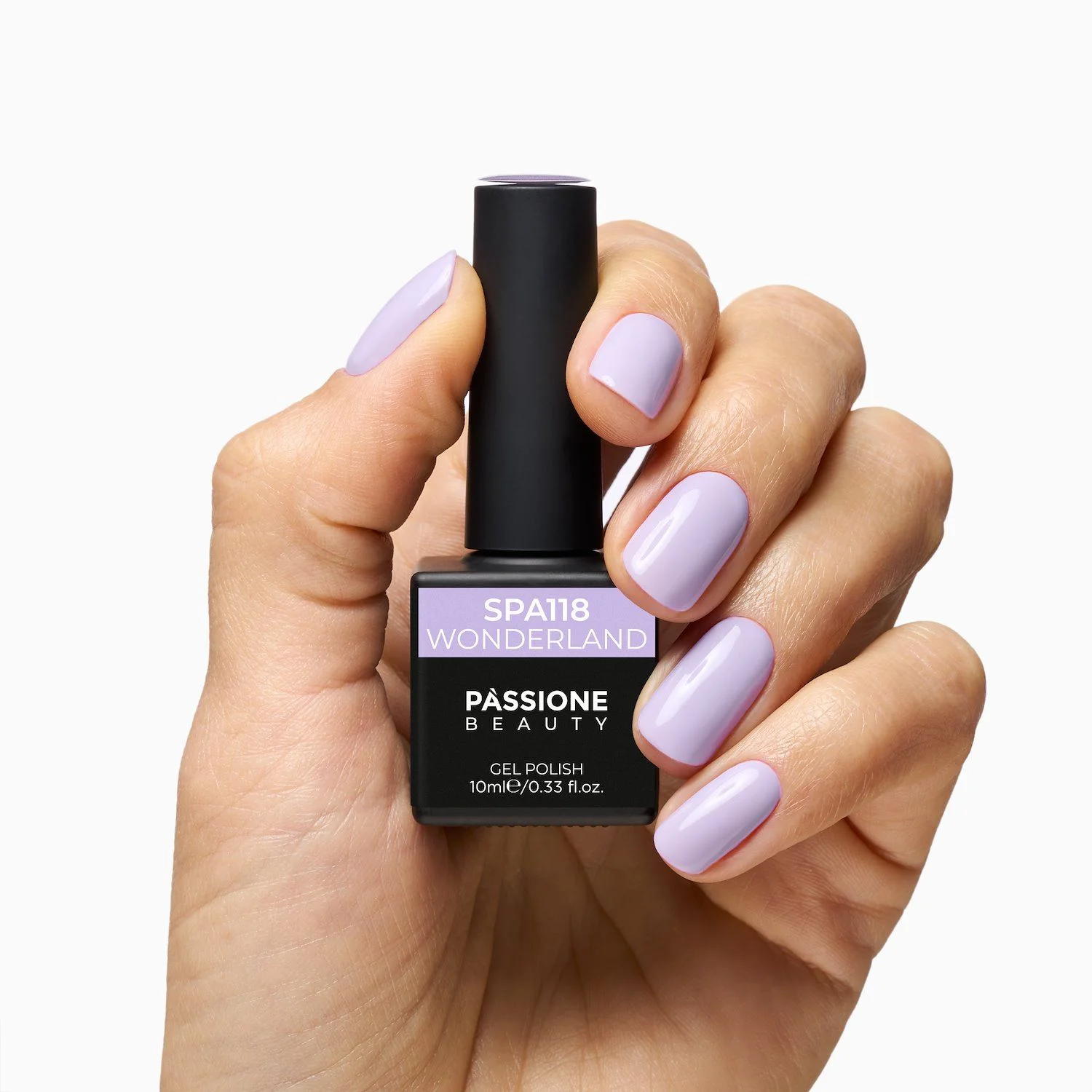 Gel Nail Polish GPA118 Wonderland  - GPA118 Wonderland gel polish, pinkish lavender - detail 2