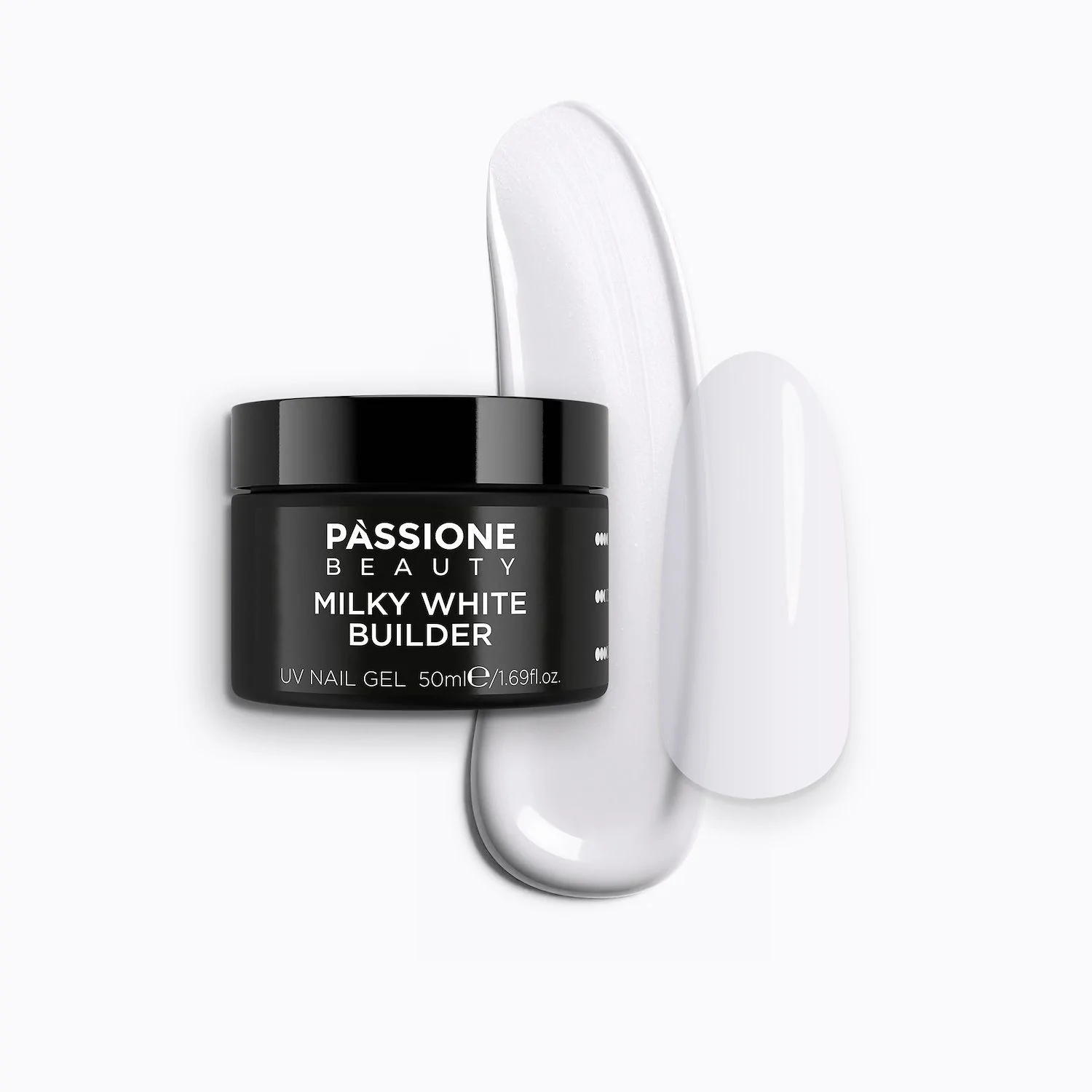 Milky White Builder 50ml - Thixotropic Milky White Builder Gel, High Viscosity