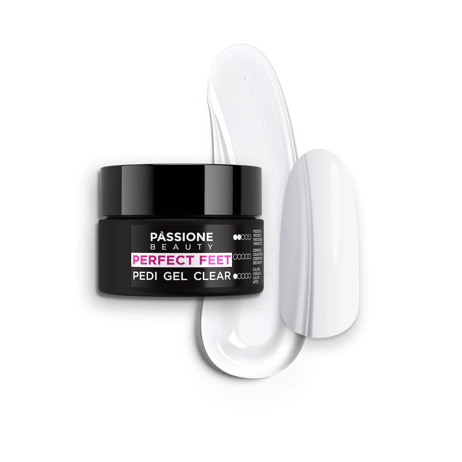Perfect Feet - Pedi Gel Clear 15 ml - Builder gel autonivelante transparente para pedicura