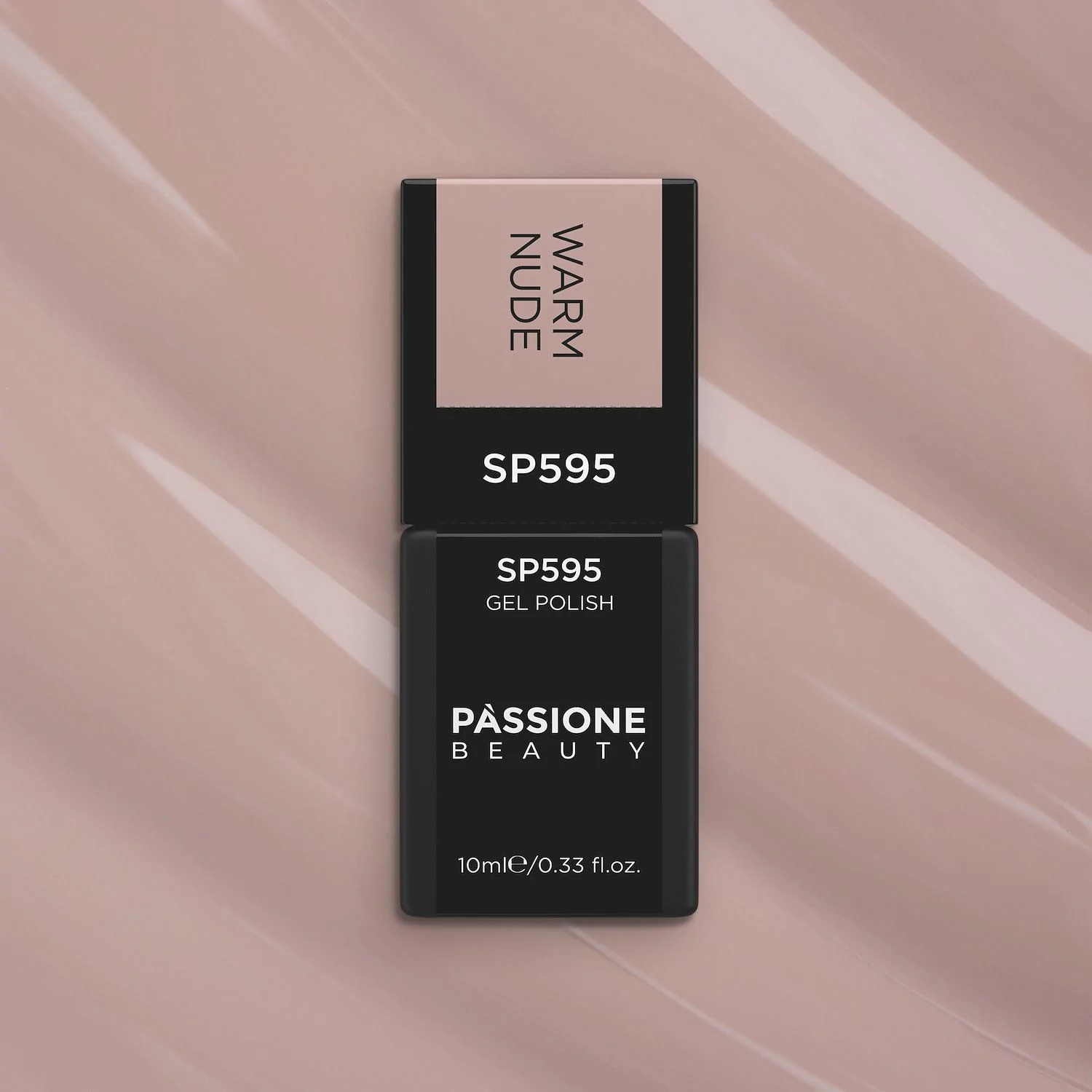 Gel Nail Polish SP595 Warm Nude - Warm Pink Beige Gel Polish - detail 1