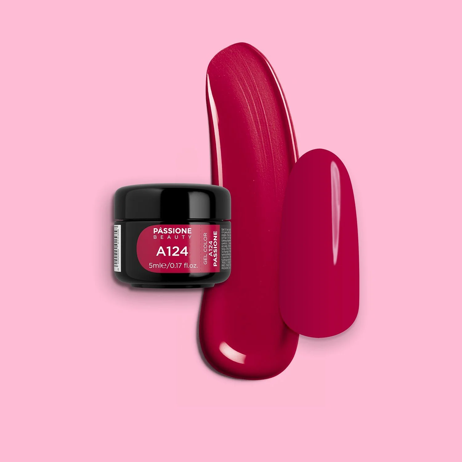Gel Couleur A124 Passione - Gel couleur rouge-magenta