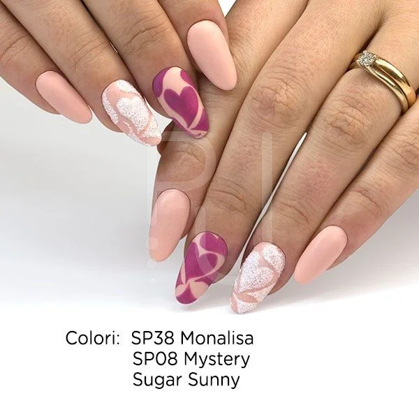 Gel Nail Polish GP08 Mystery - Dark Pink Self-Sealing Gel Polish - detail 1