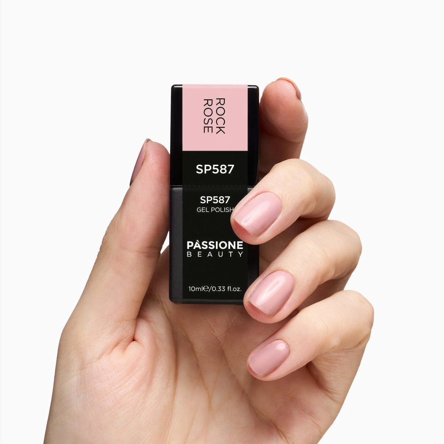 UV Nagellack SP587 Rock Rose - UV-Nagellack in Pastellrosa - Detail 1