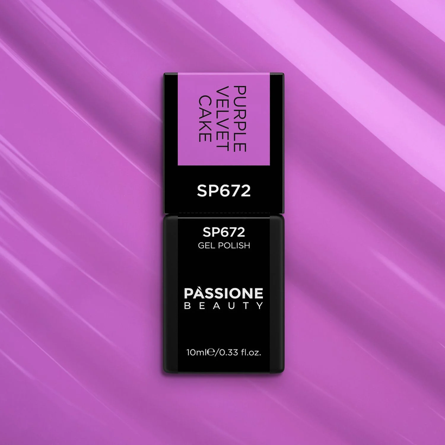 UV Nagellack SP672 Purple Velvet Cake - Pastell Lila Semipermanent - Detail 1