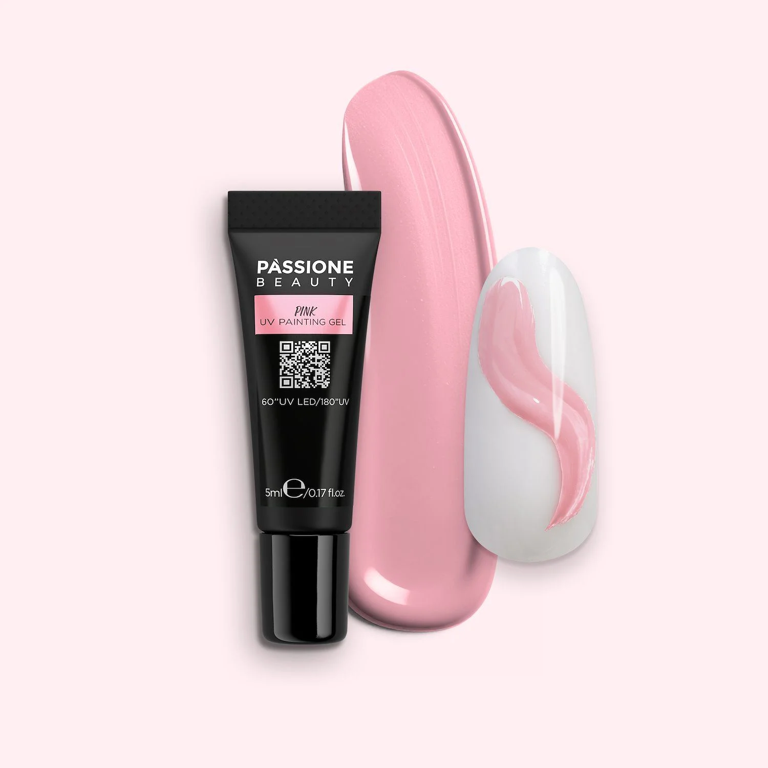 Pink UV Painting Gel - Pink UV paint gel rose