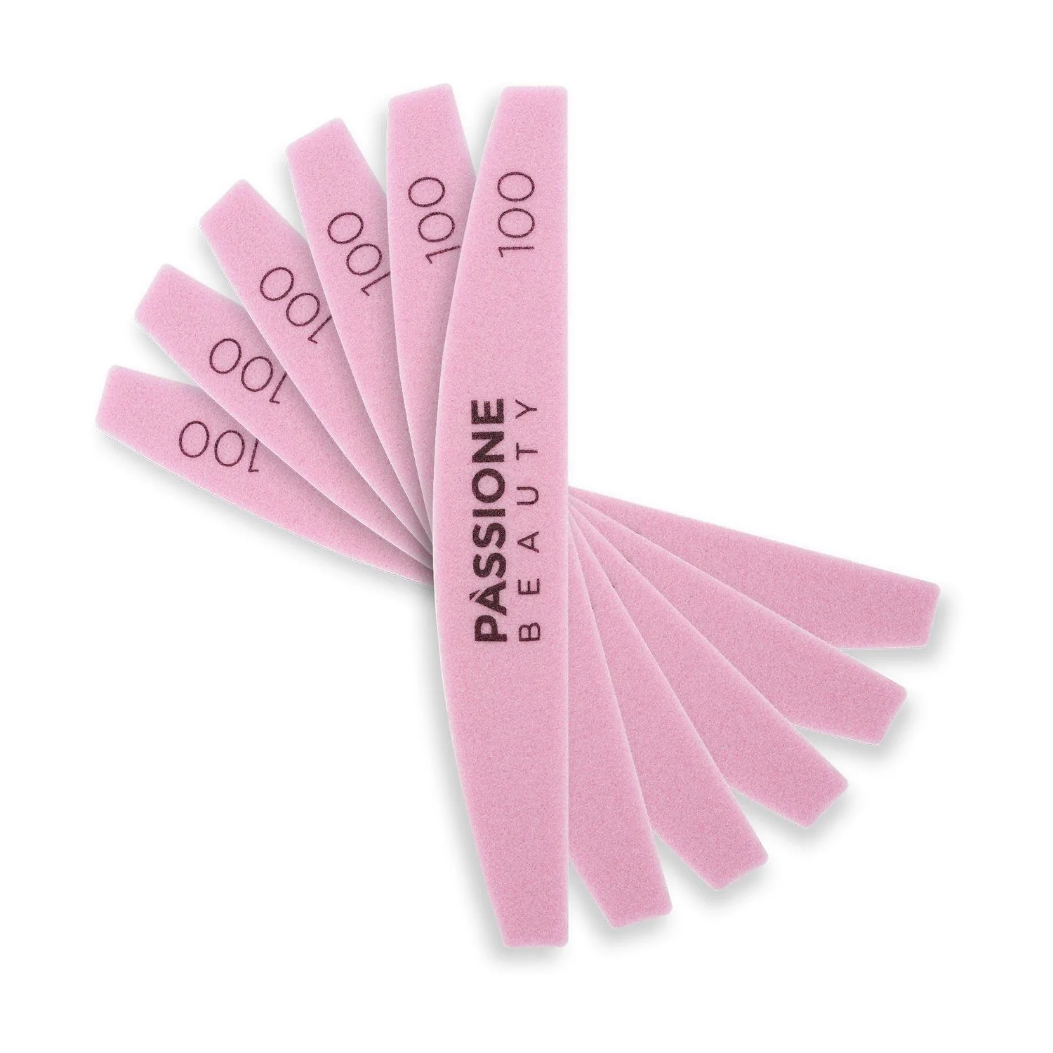 Lima Buffer Boomerang Rosa 20 pezzi - Buffer a forma di lima rosa 20 pezzi