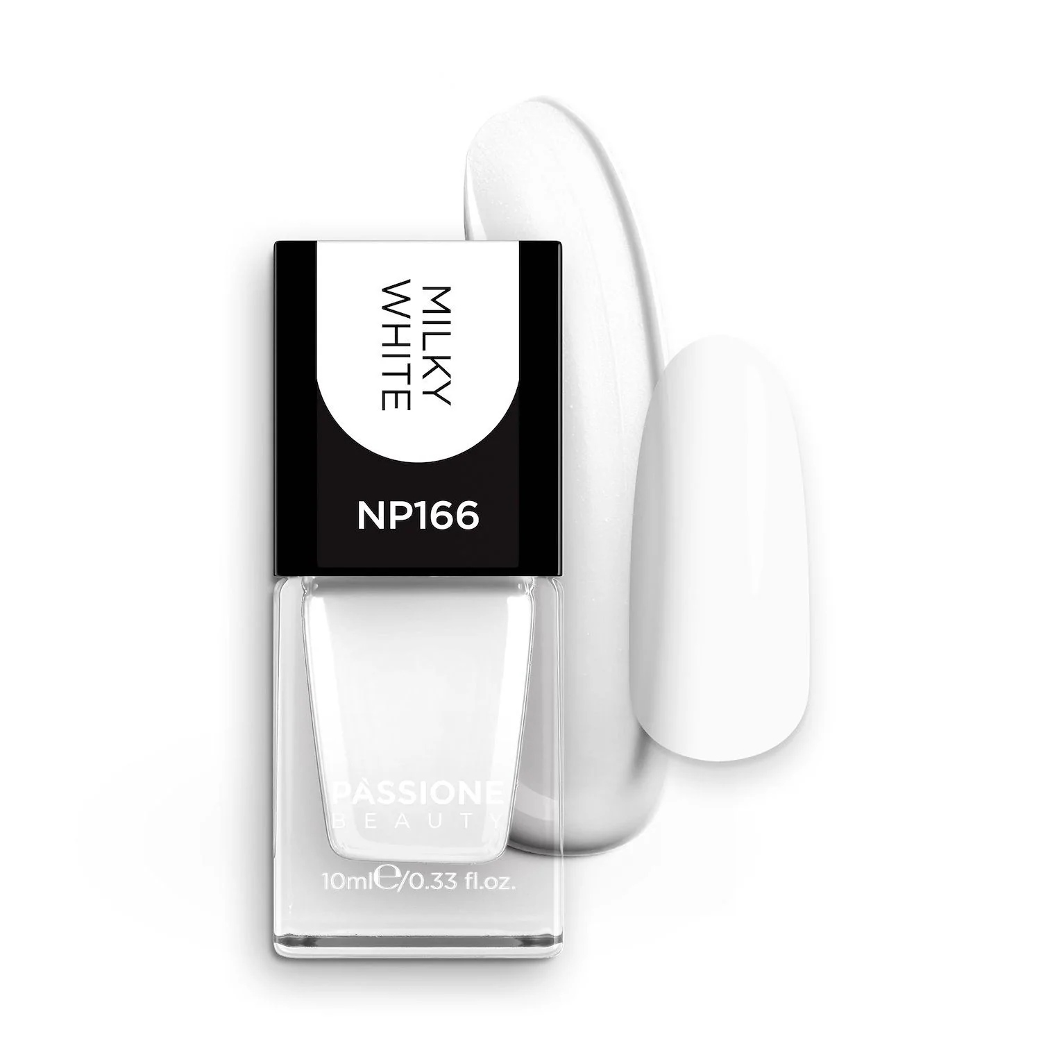 Esmalte NP166 Milky White - Esmalte color blanco lechoso