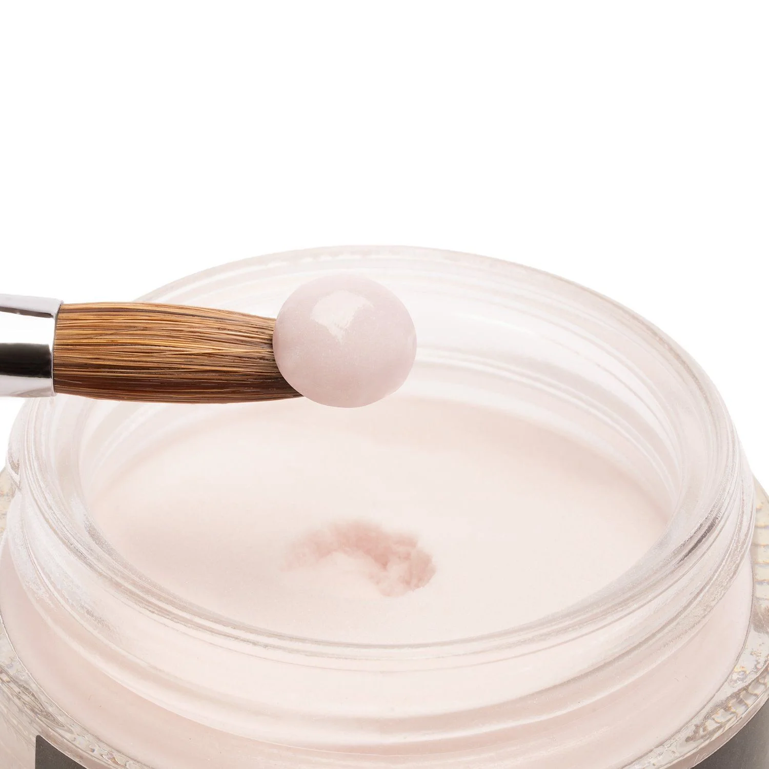 Baby Pink Acrylic Powder  - Warm light pink acrylic nail sculpting powder - detail 1
