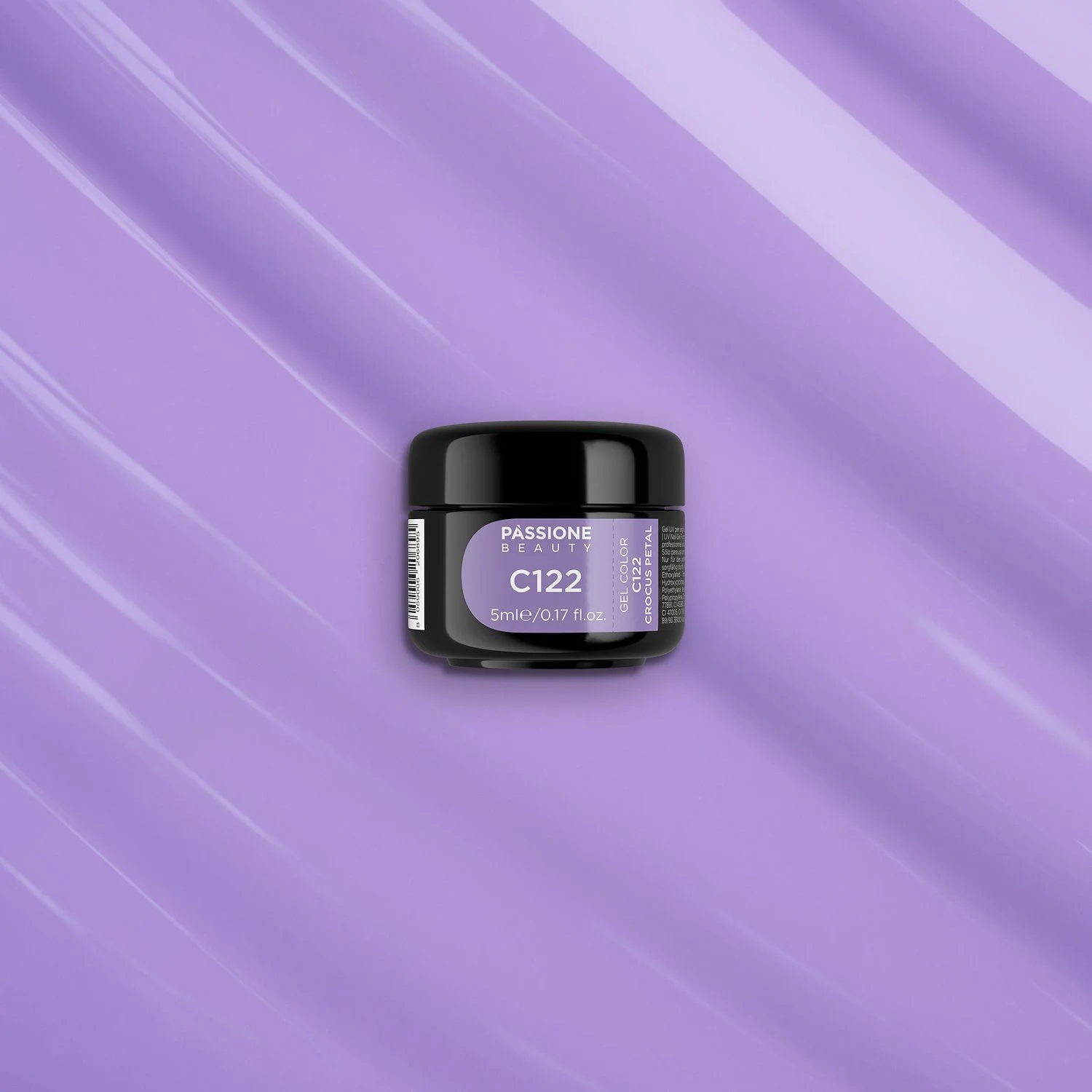 Gel Couleur C122 Crocus Petal - Gel couleur lilas et lavande - détail 2