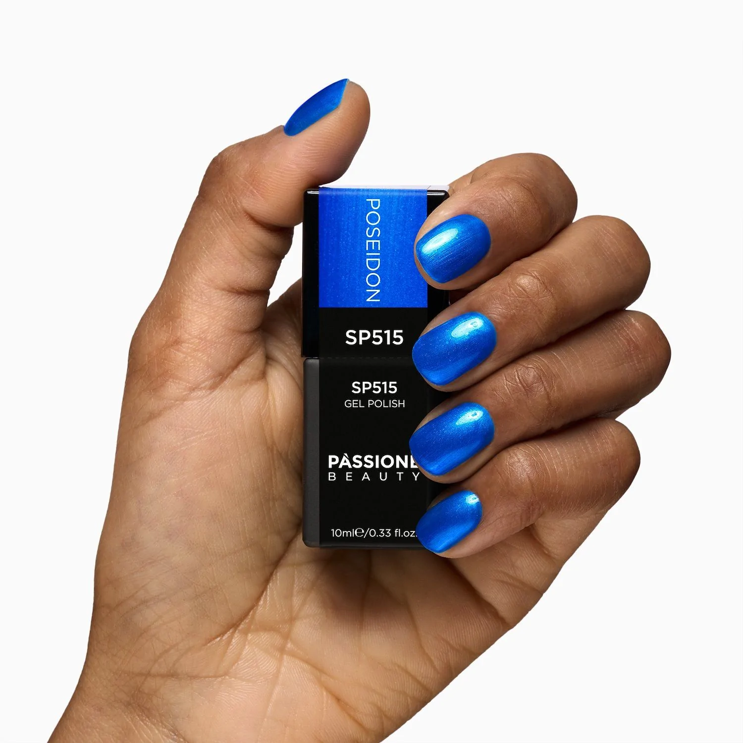Esmalte Semipermanente SP515 Poseidon - Esmalte semipermanente azul eléctrico con efecto metálico - detalle 3